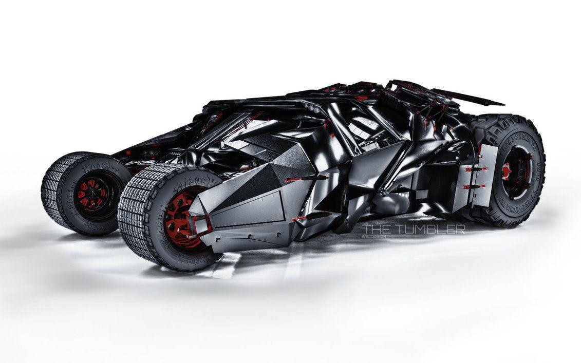 3D Batmobile Tumbler