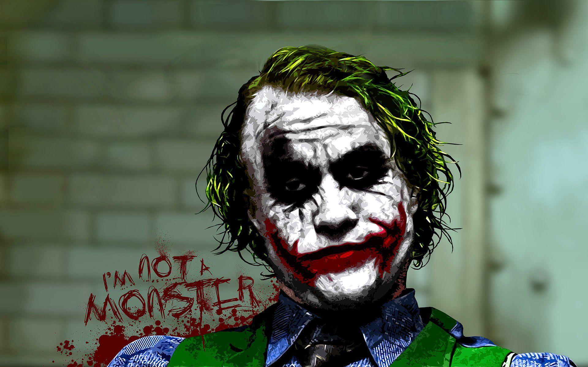 The Dark Knight Joker HD Wallpaper: I'm