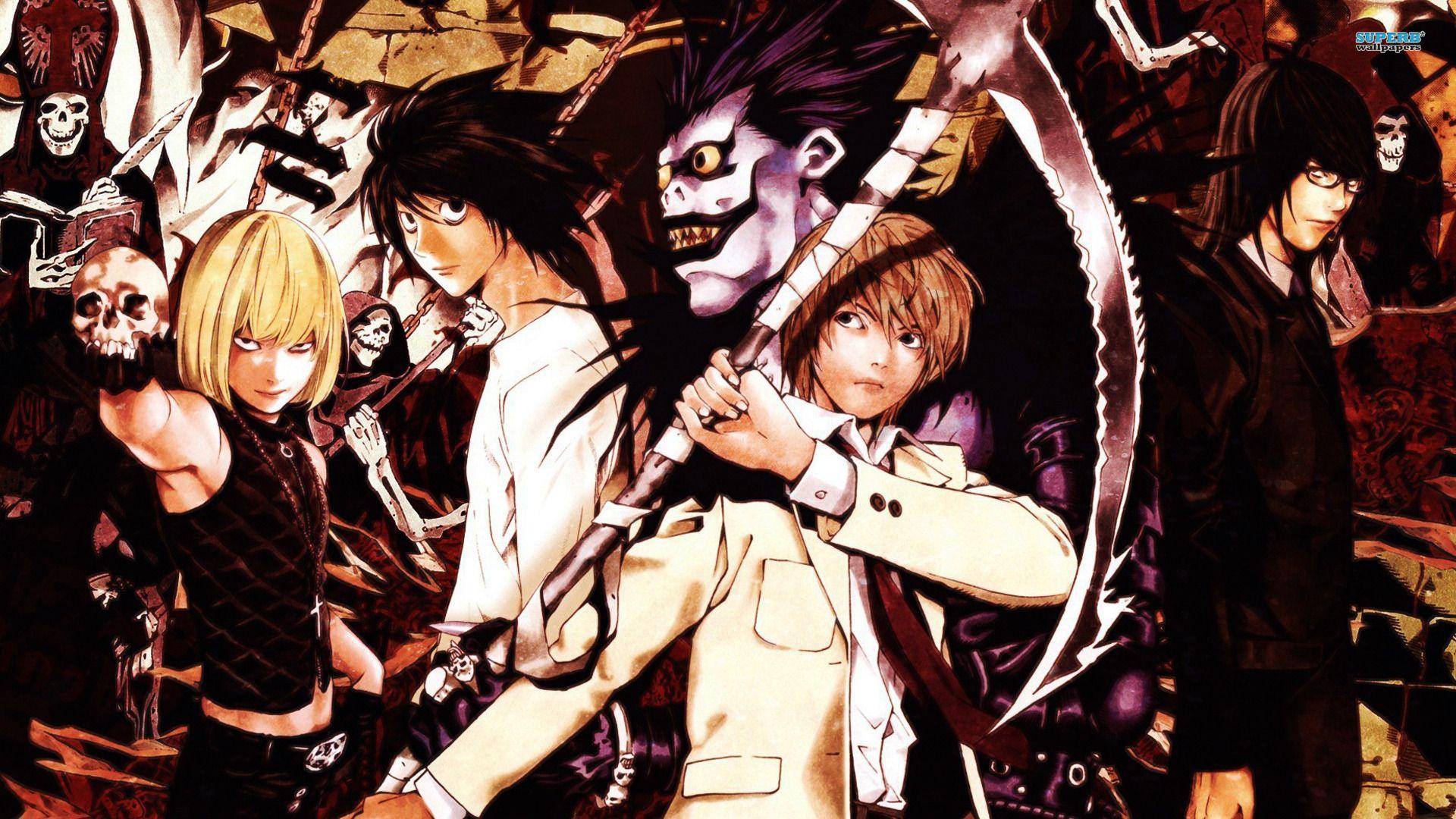 Death Note Characters HD Wallpaper, Background Image