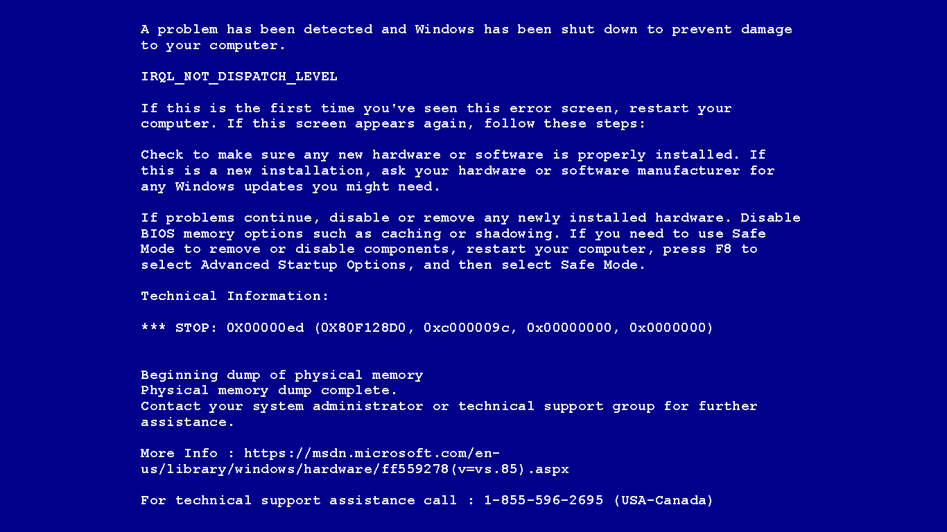 wisetdifw64 sys blue screen