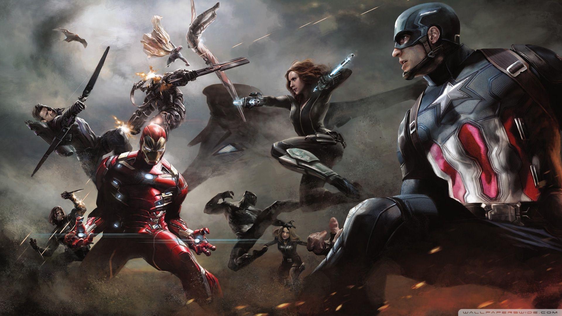 Captain America Civil War Artwork ❤ 4K HD Desktop Wallpaper for 4K