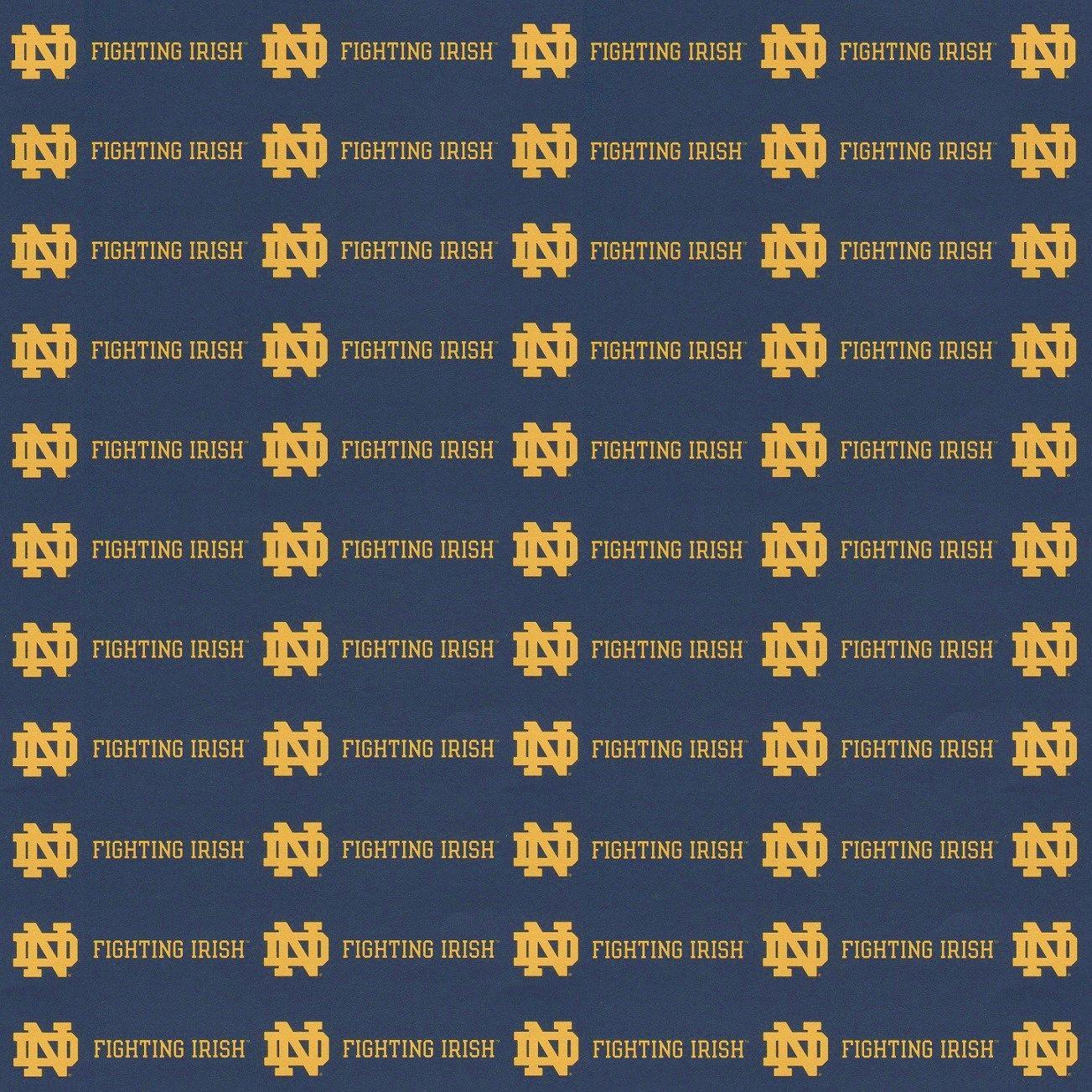 University of Notre Dame (Fighting Irish) logo, dark background