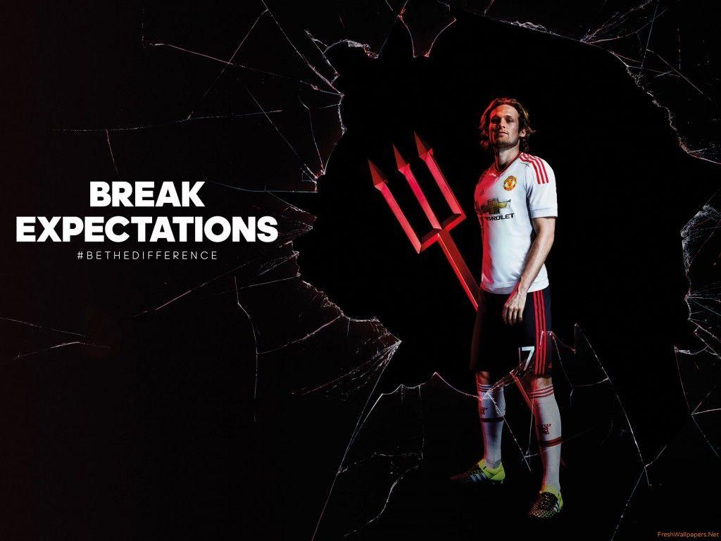 Daley Blind Manchester United 2015 2016 Adidas Away Kit Wallpaper