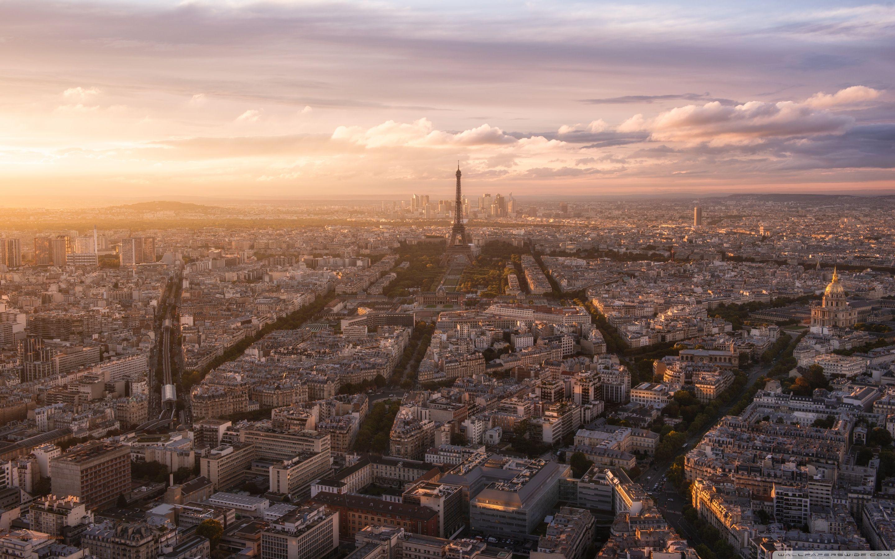 Paris Panoramic View ❤ 4K HD Desktop Wallpaper for 4K Ultra HD TV