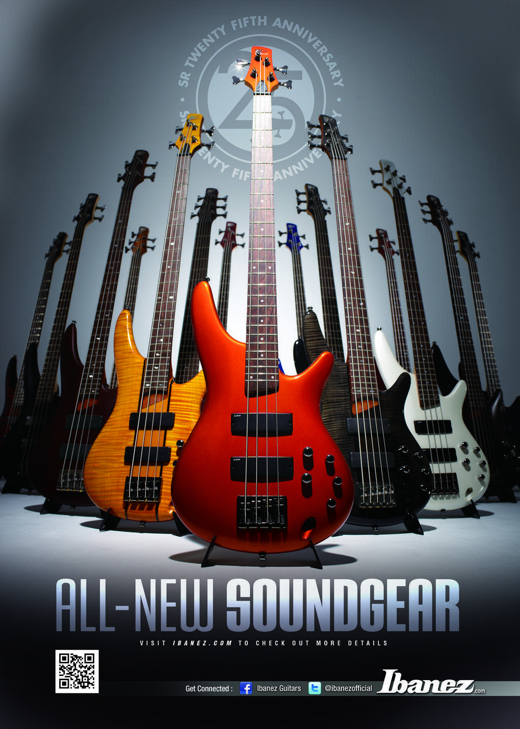 Ibanez Bass Guitar SR AD 25th Anniversary photo of Ibanez Guitar