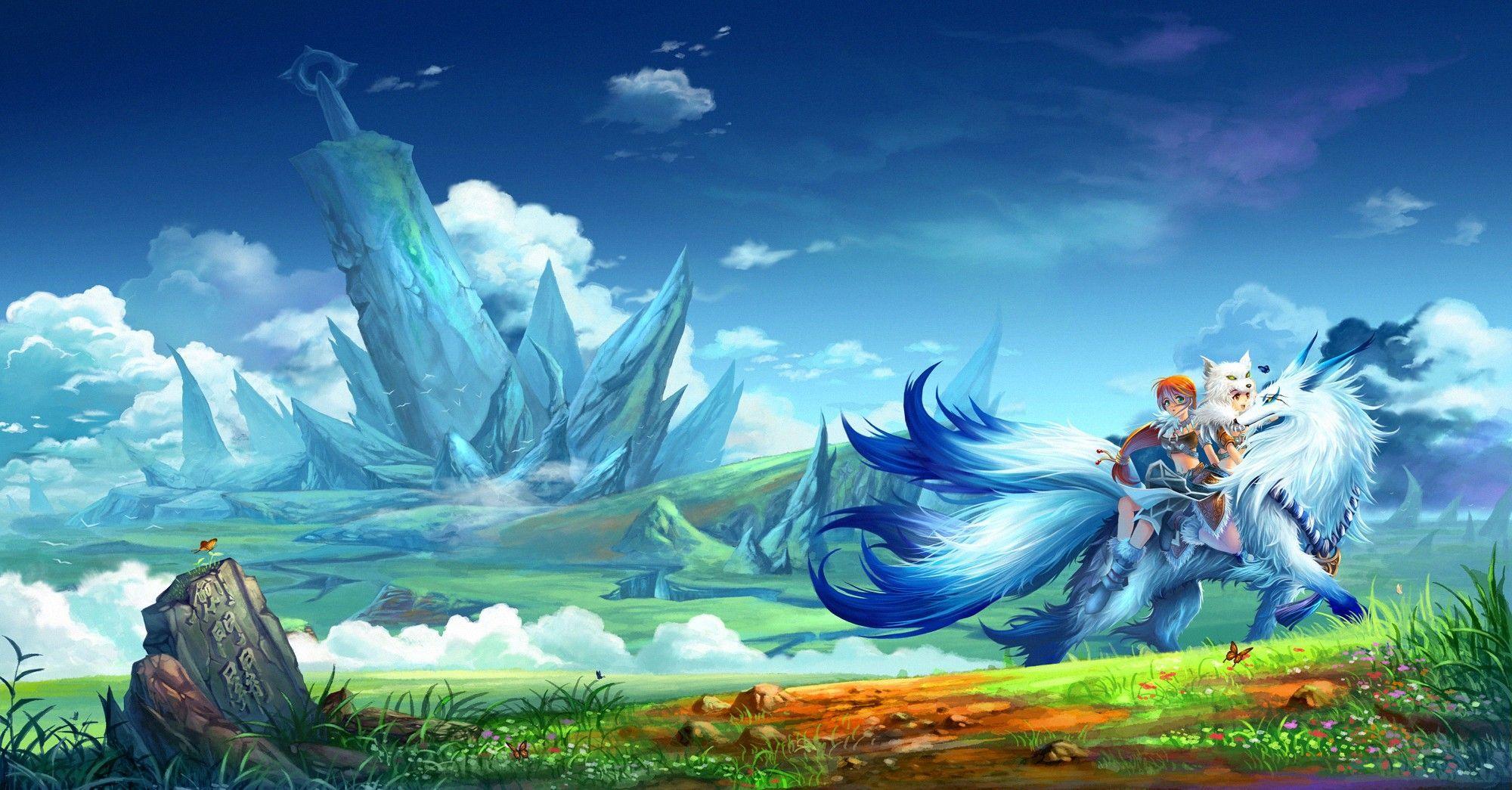 HD Anime Fantasy Wallpapers - Wallpaper Cave