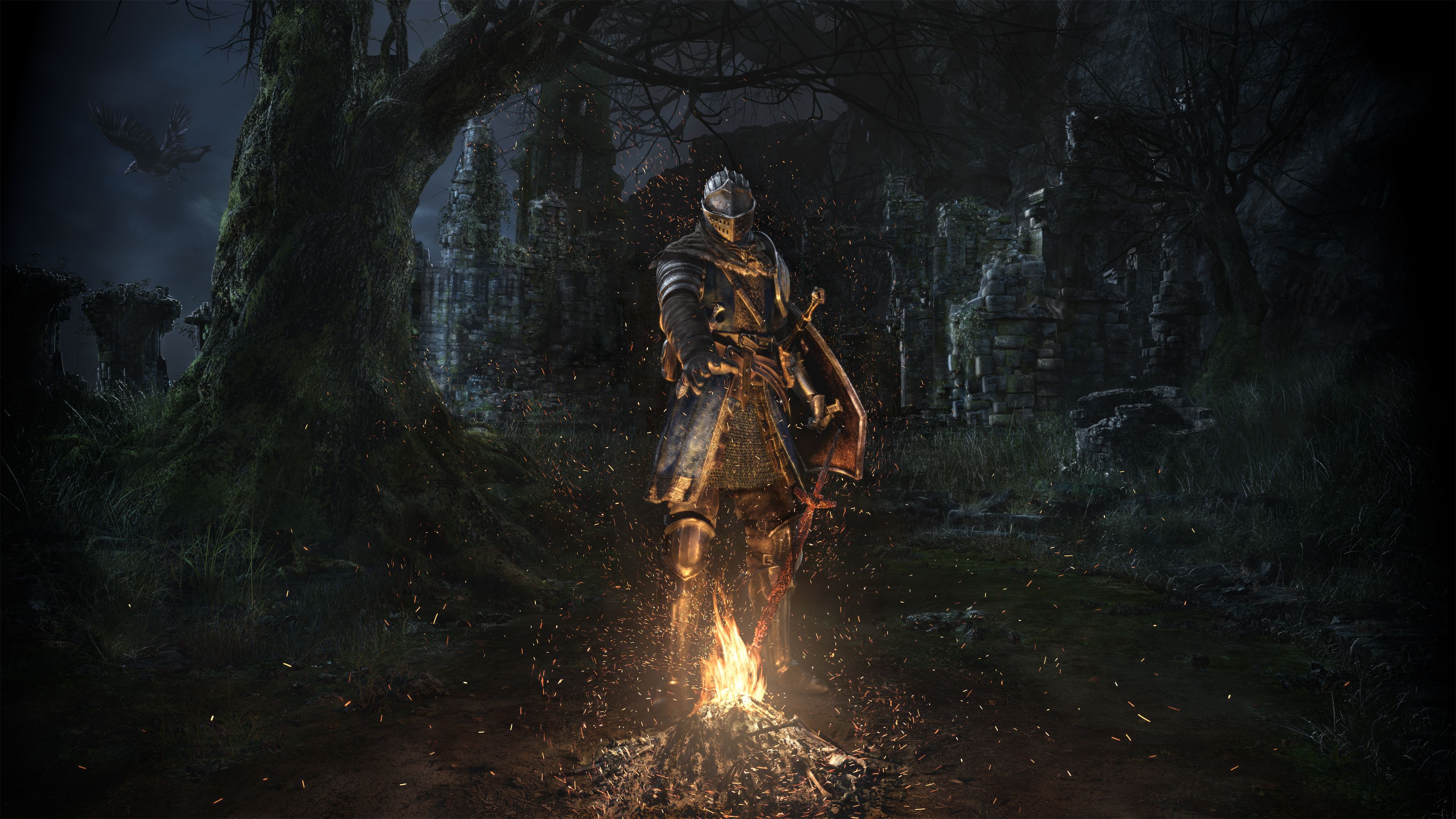 Wallpaper Dark Souls Remastered, Xbox One, PS PC, 4K, Games
