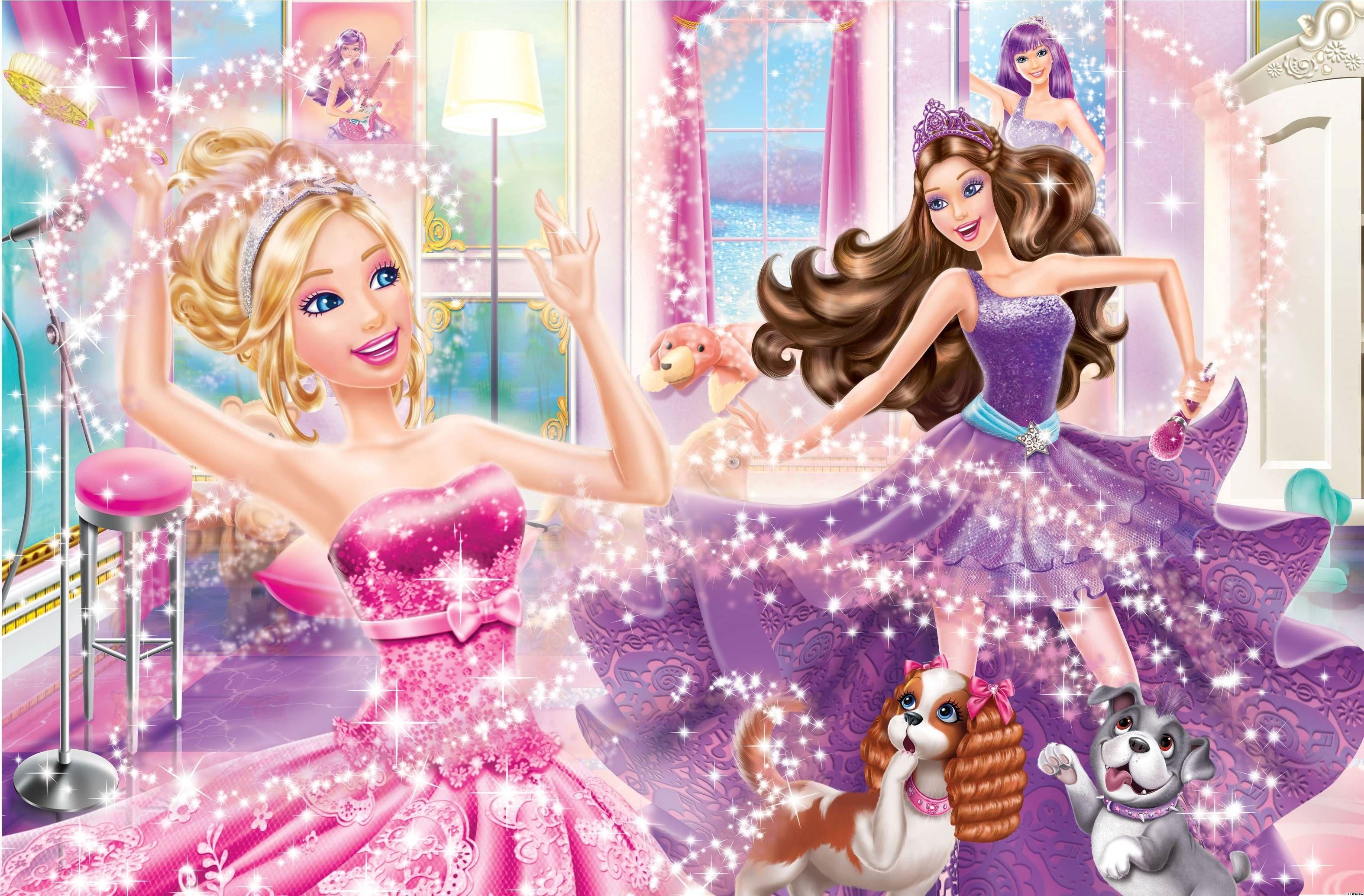 Barbie The Princess And The Popstar HD Background