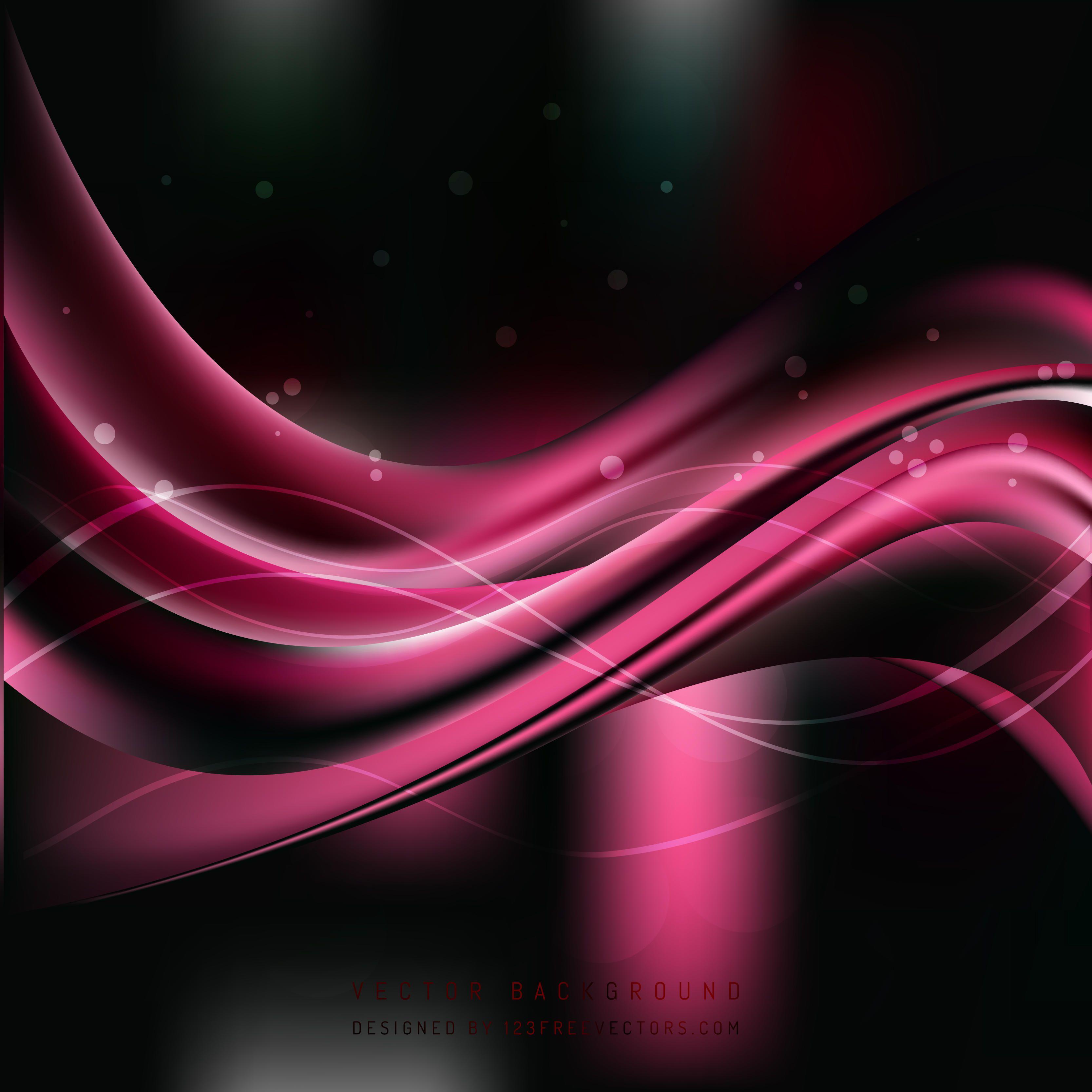 Black And Pink Abstract Background