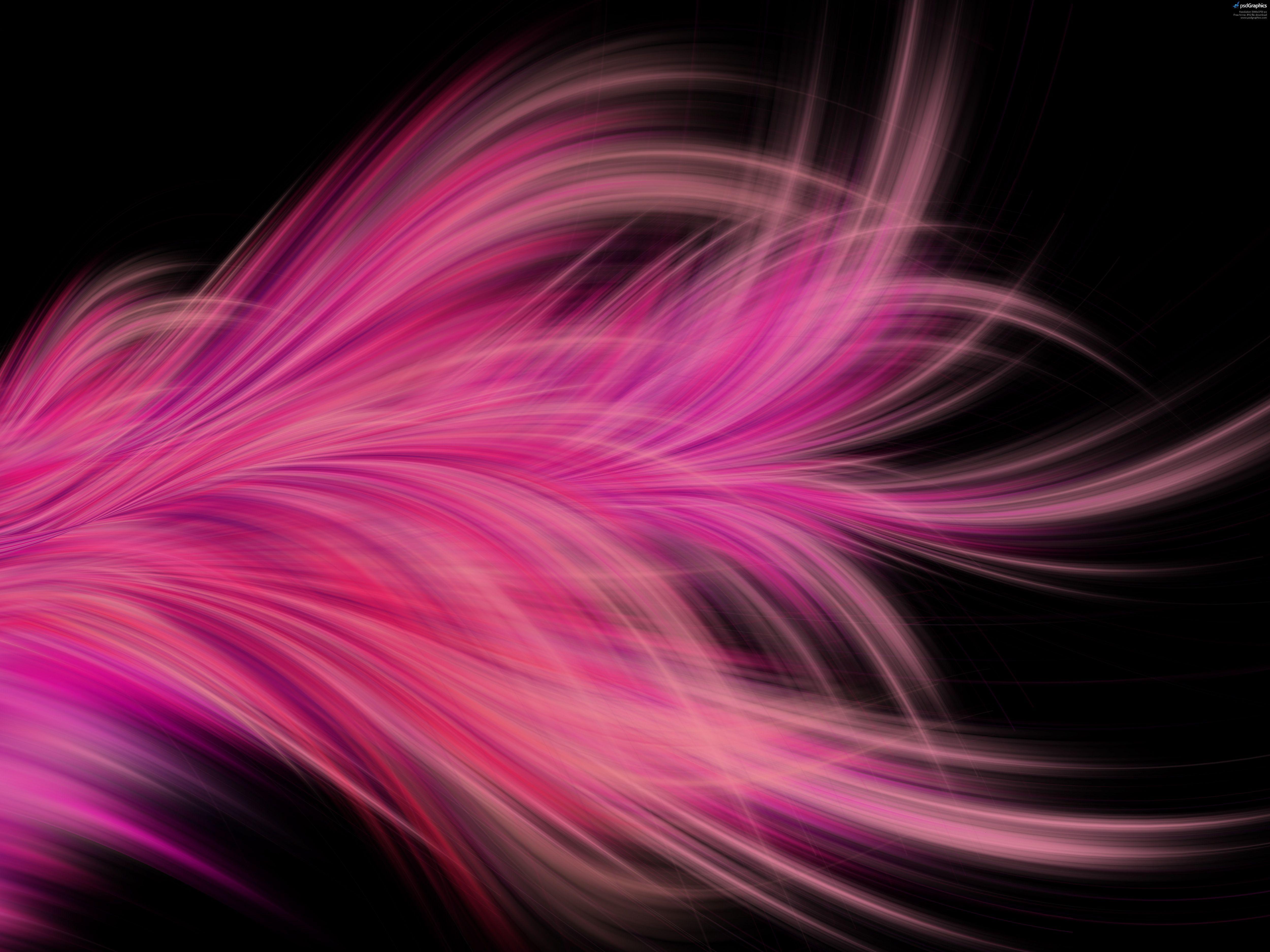 Abstract hair, flowing background