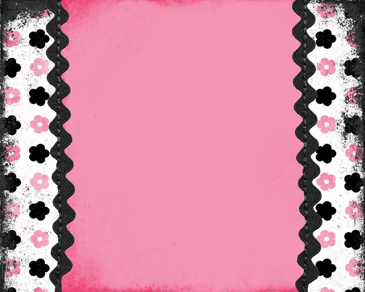 Black and pink wallpaper borders 15 background, Love in pink