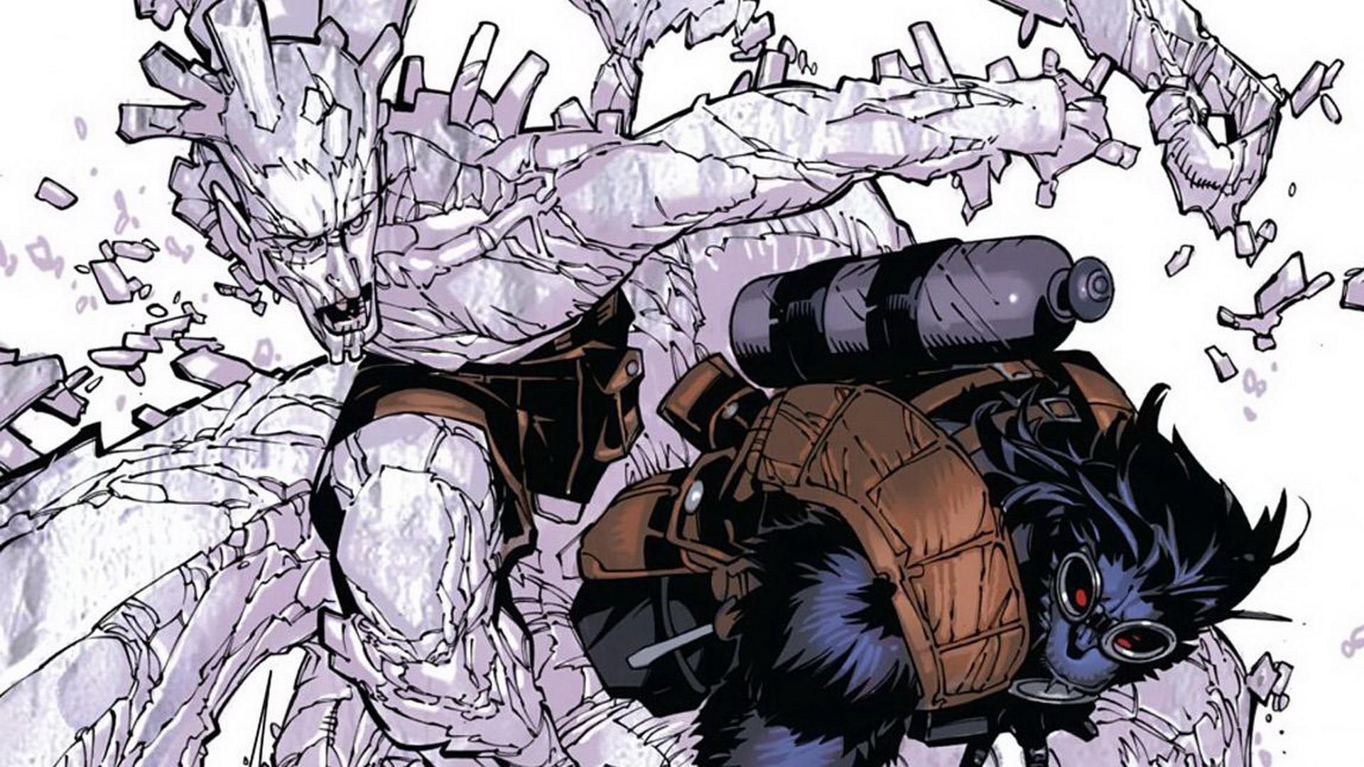 Comics X Men Marvel Iceman Hank Mccoy (beast) Wallpaper