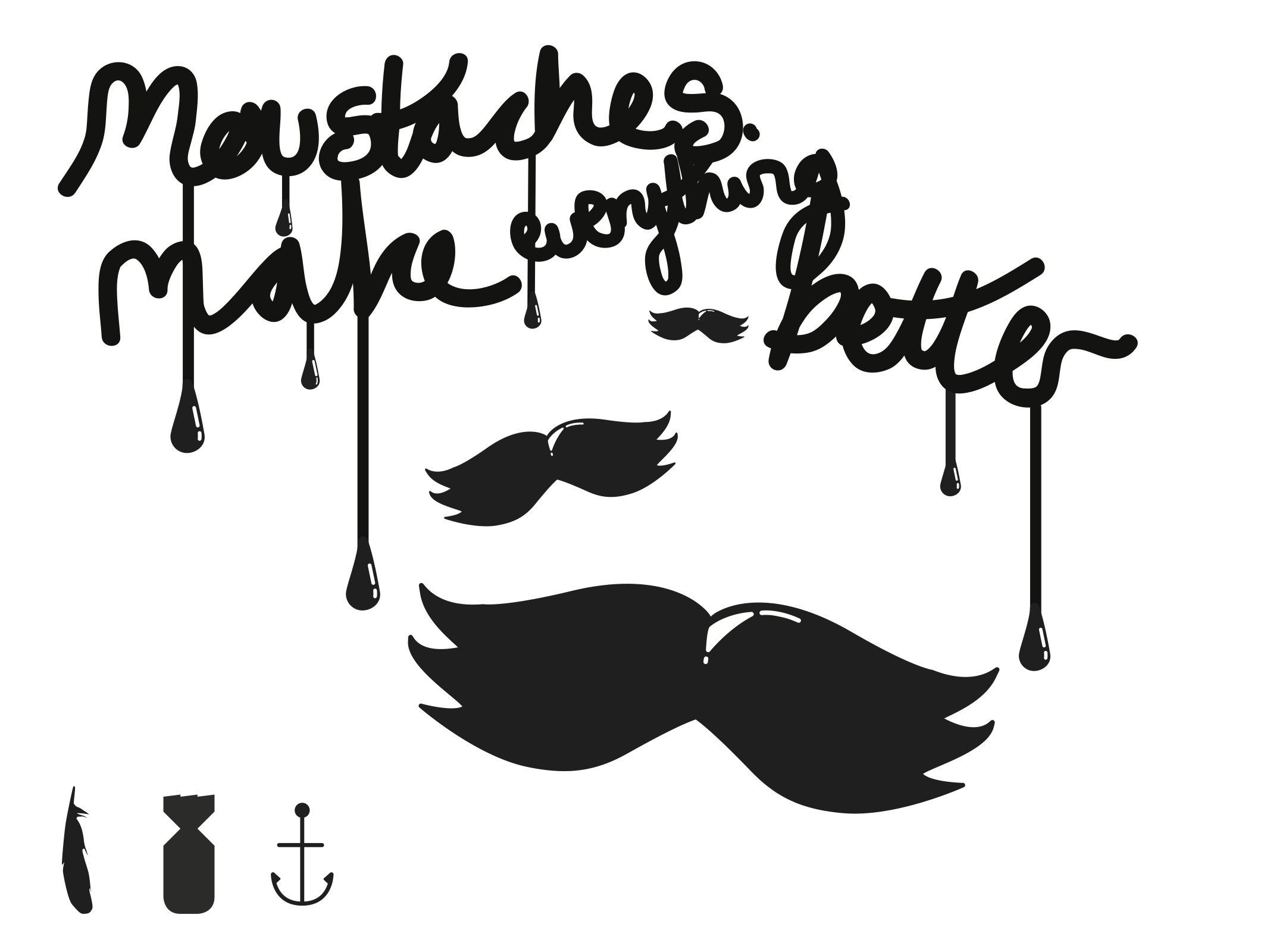 Moustache wallpaper