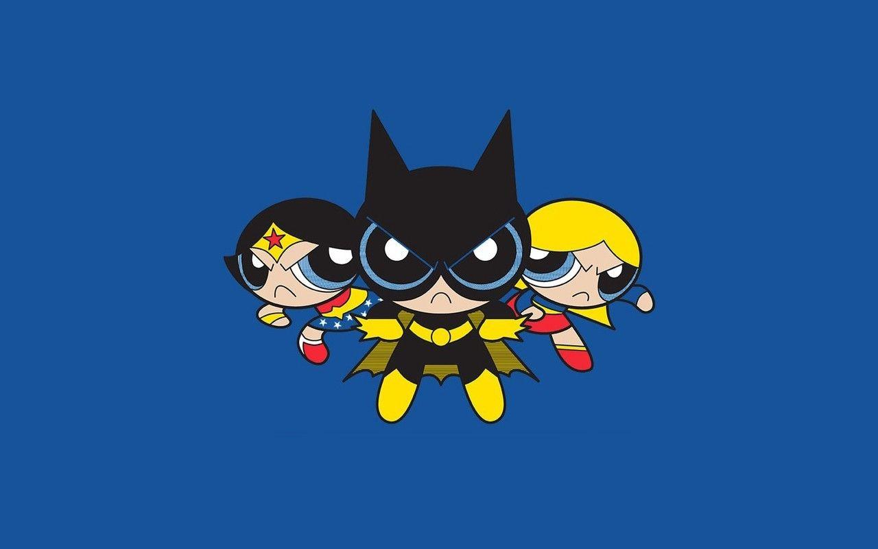 Dc powerpuff girls batgirl supergirl wonder woman wallpaper