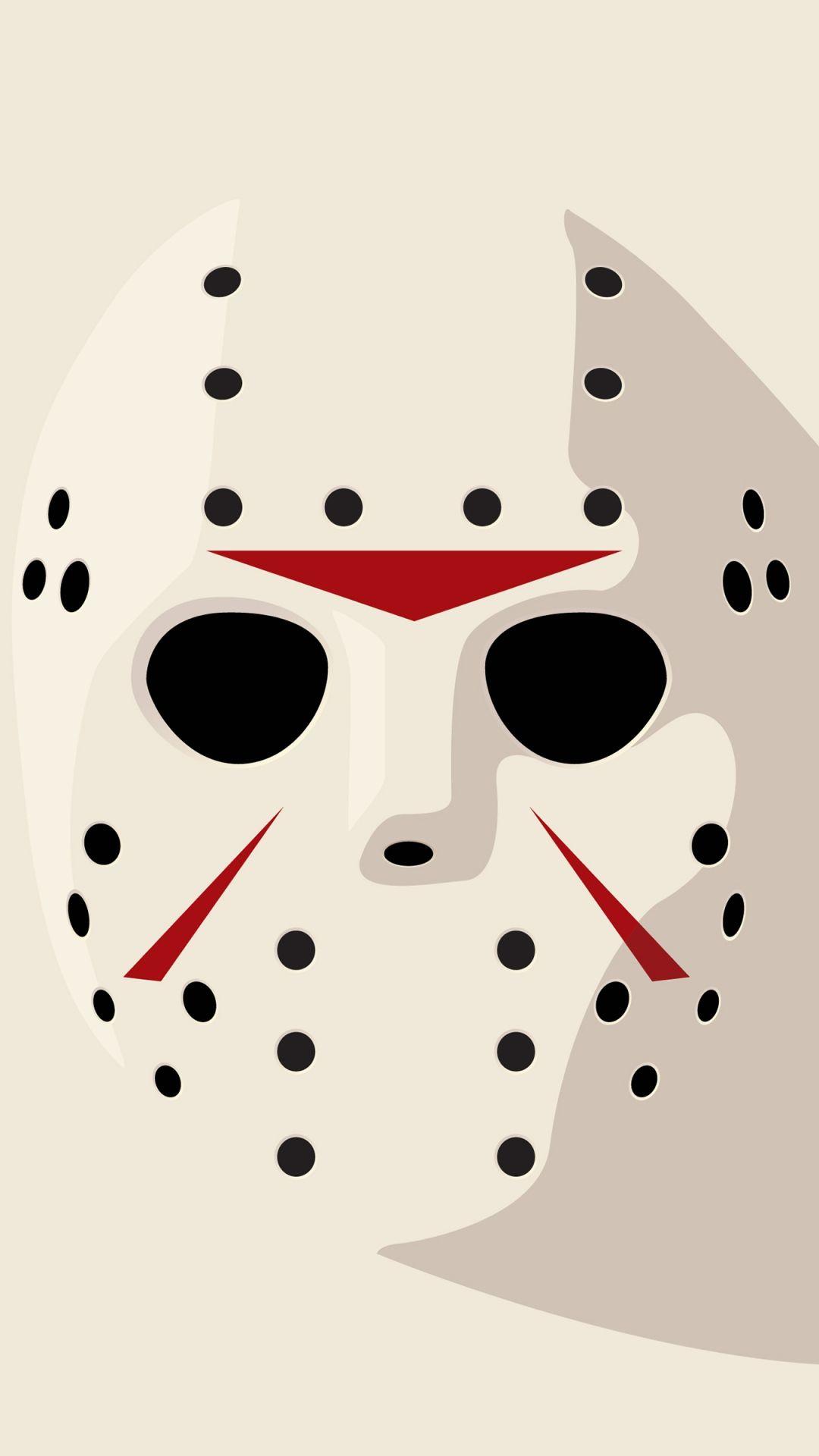 Jason Friday 13th Hockey Mask #iPhone #plus #Wallpaper. Jason