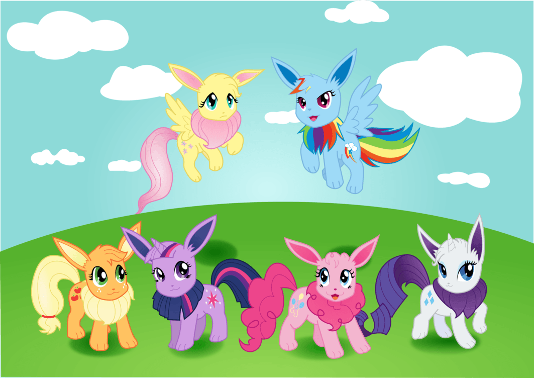 Pony Eevee Background