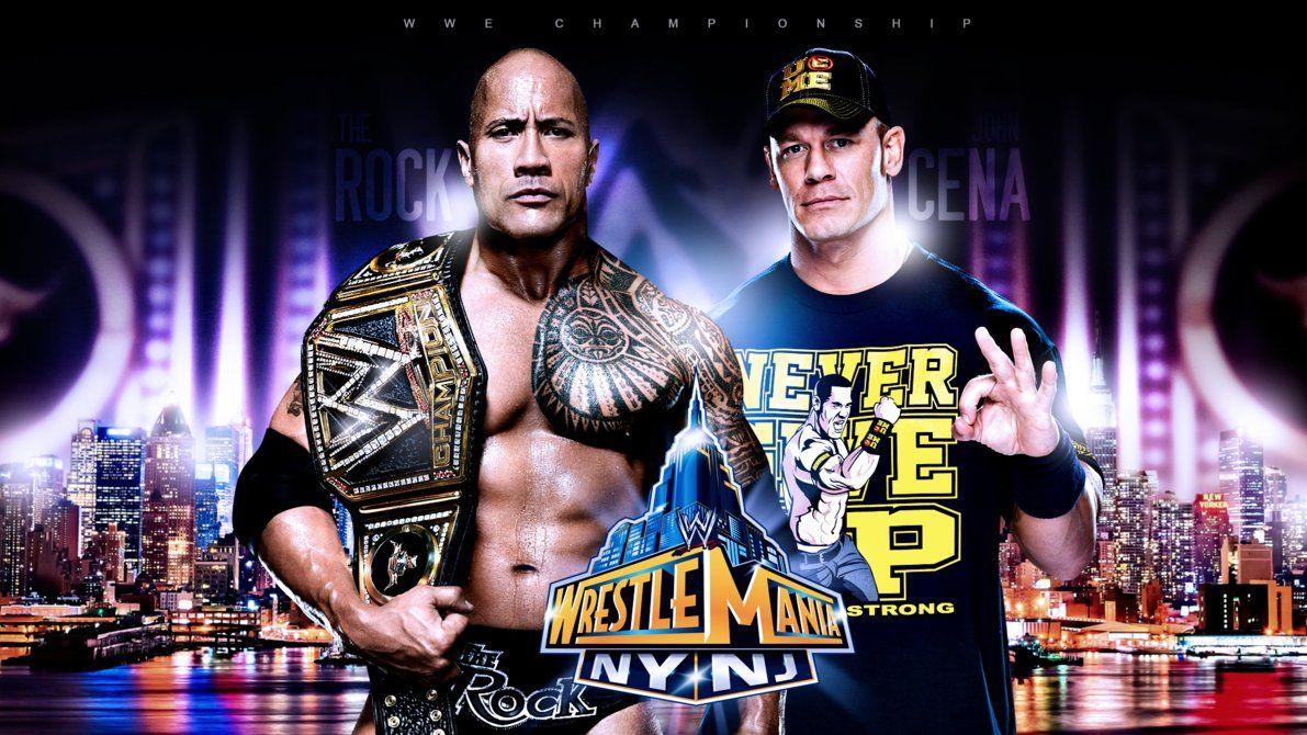 The Rock vs. John Cena Wrestlemania 29