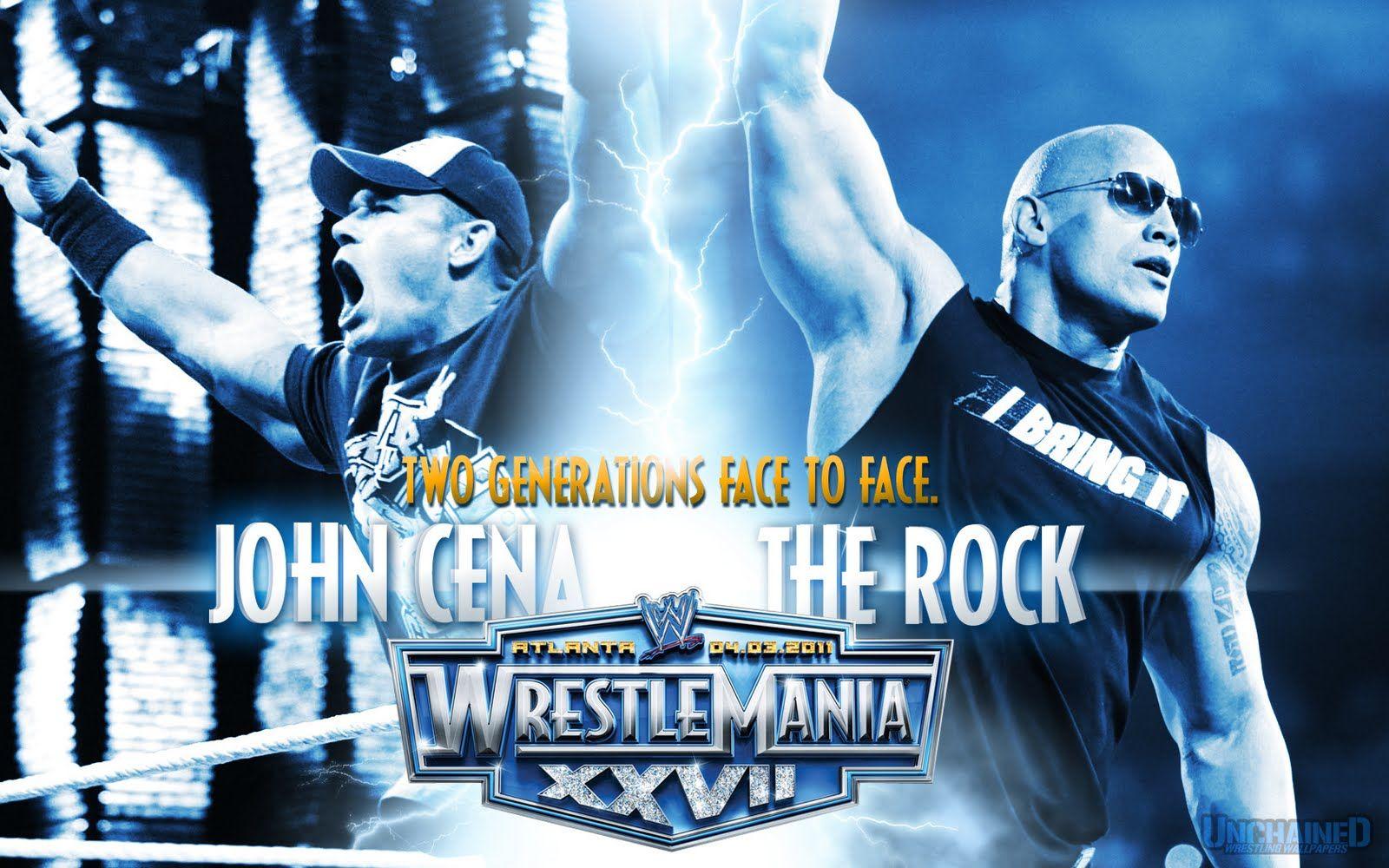 COOL PIX: Rock vs John Cena Wallpaper