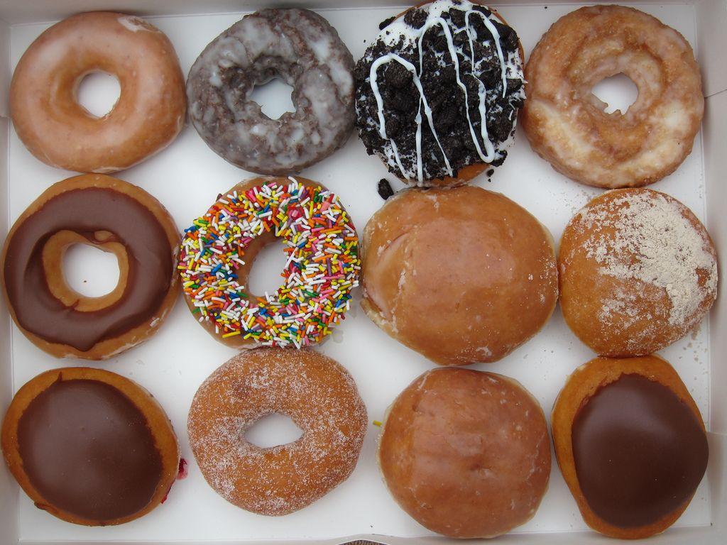 Box Of Krispy Kreme Donuts HD Wallpaper, Background Image