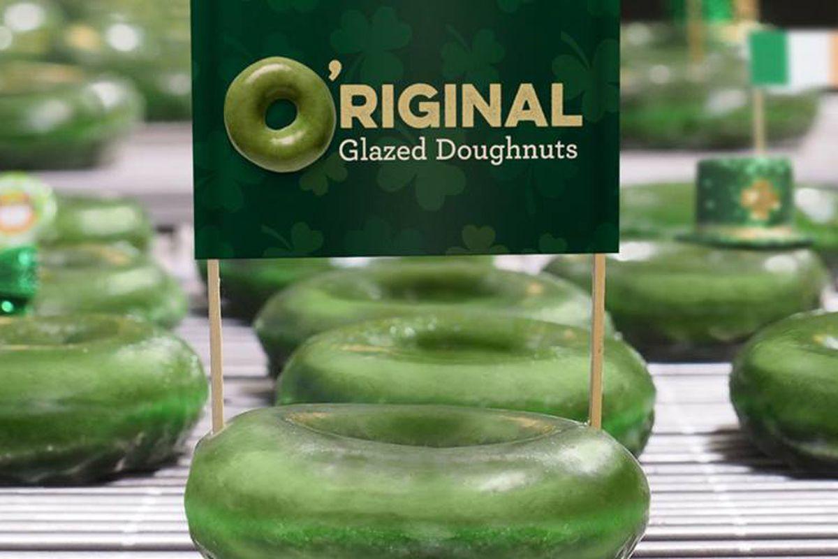 Krispy Kreme Doughnuts Are Going Green For St. Patrick's Day
