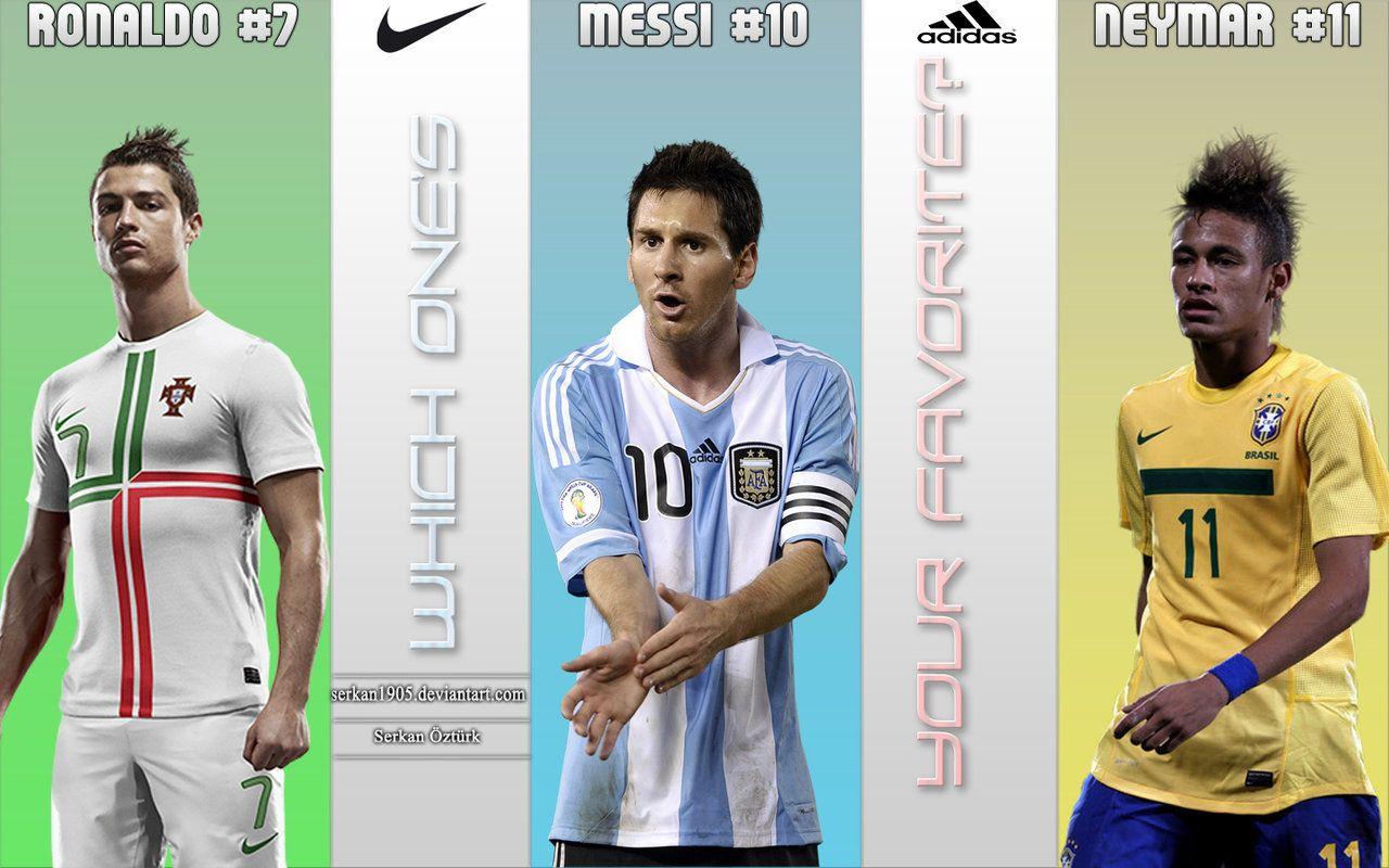 Which of these are your wallpapers #Ronaldo#messi#neymar