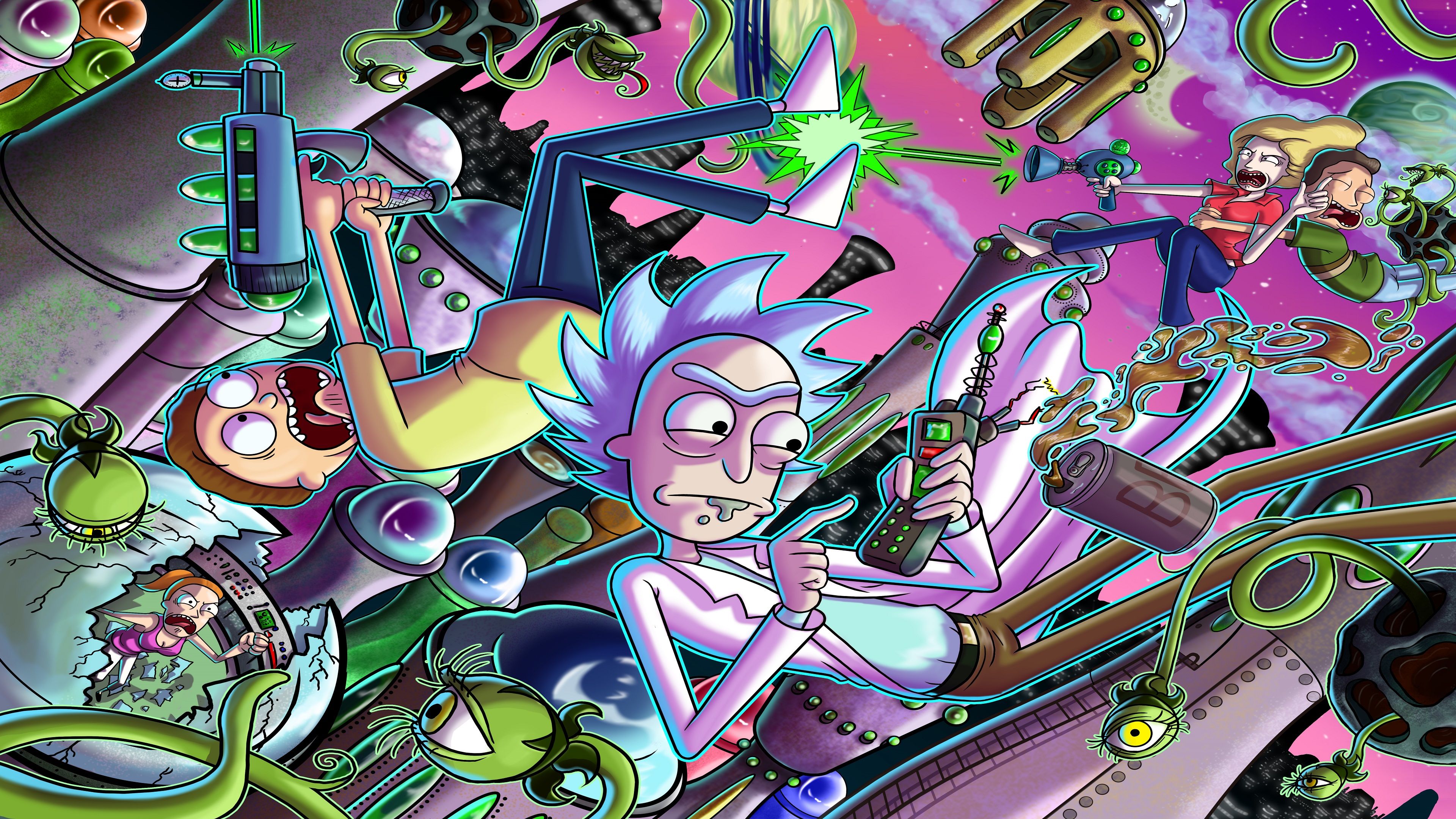 paperbas: Widescreen Wallpaper 4k Rick And Morty