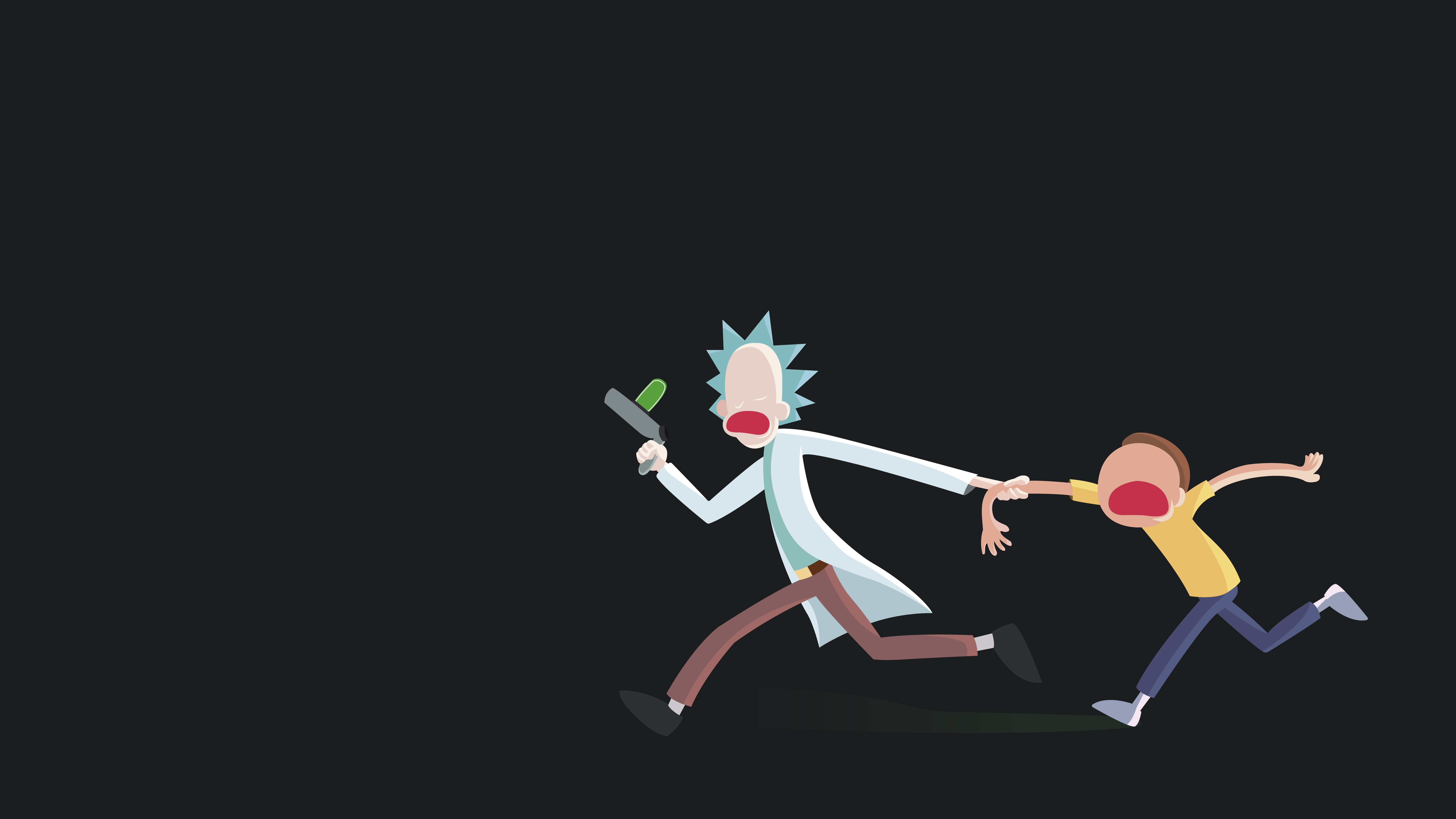 Minimal Rick and Morty by Theztret00. Touhou. My Little Wallpaper