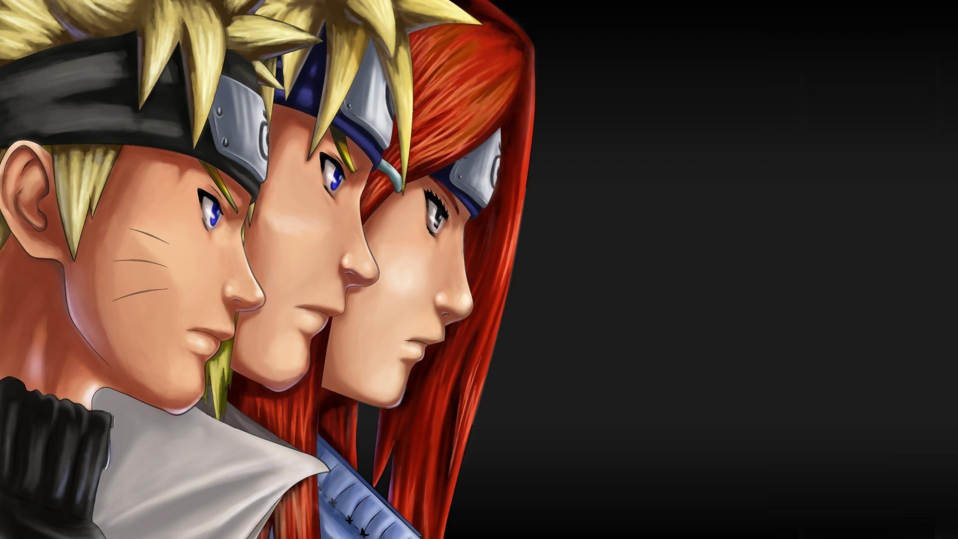 Naruto: shippuden minato namikaze uzumaki kushina naruto wallpaper