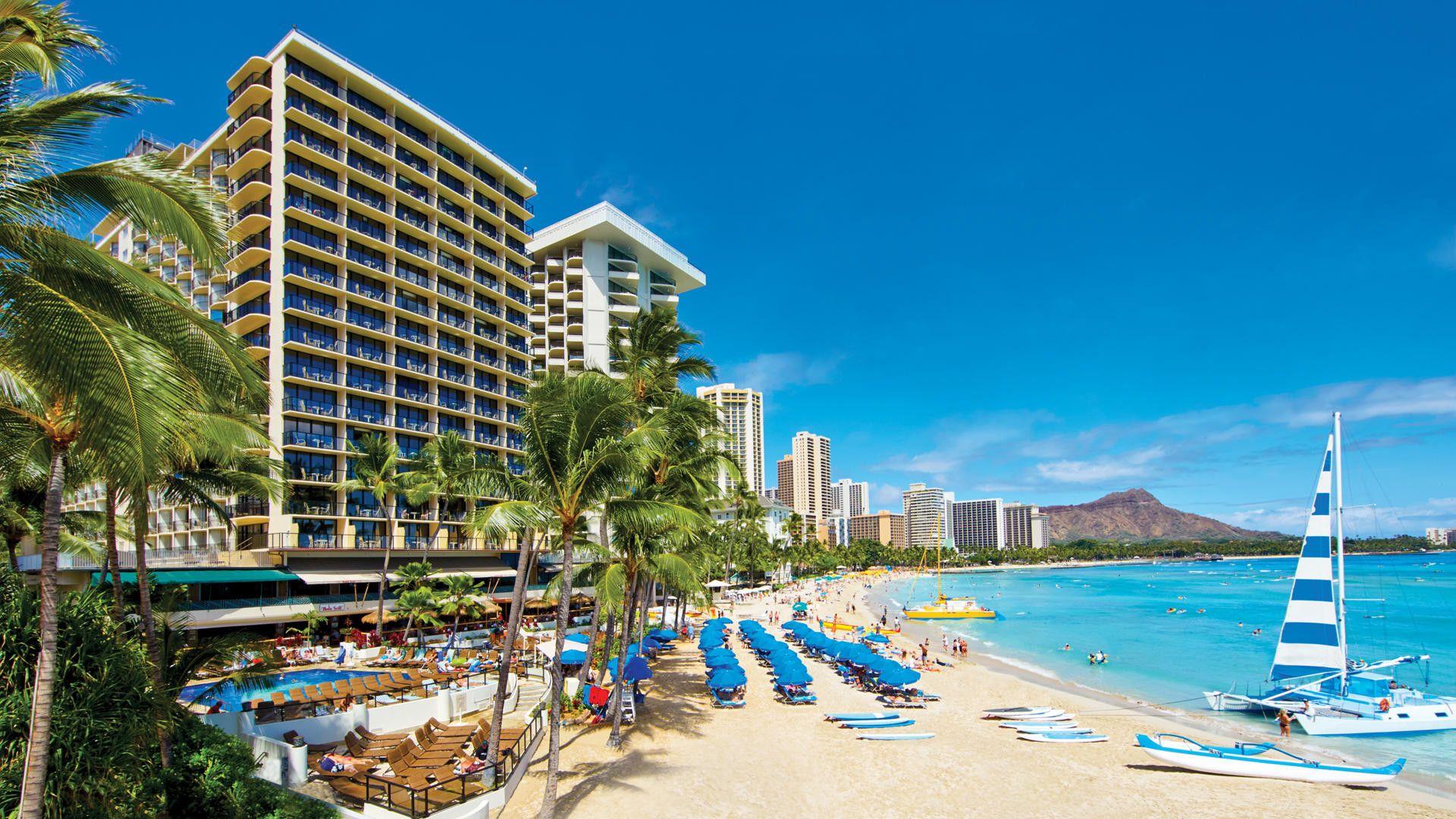 Waikiki Beach Desktop Wallpaper. Beautiful image HD Picture