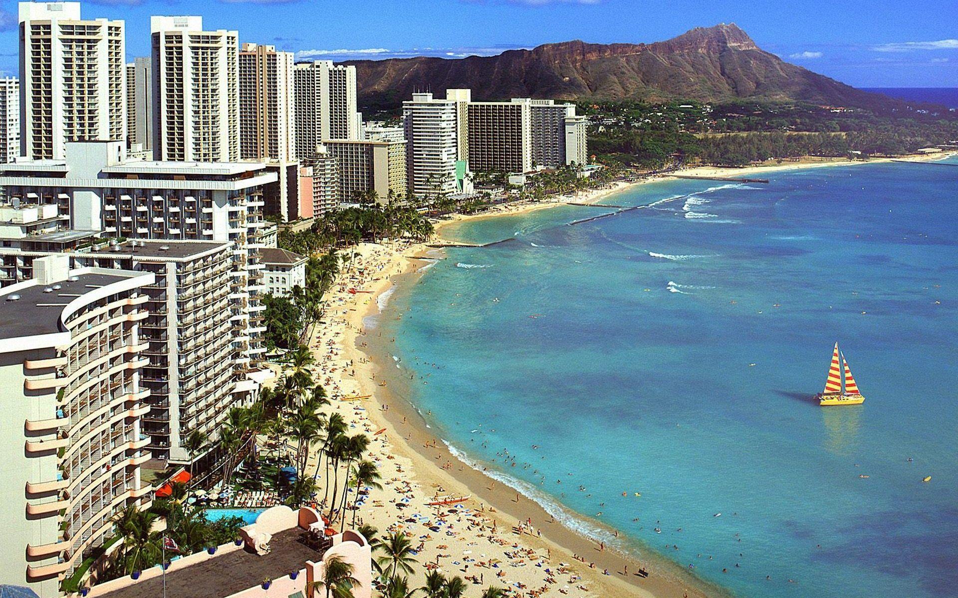 Waikiki Beach Hawaii Honolulu Oahu