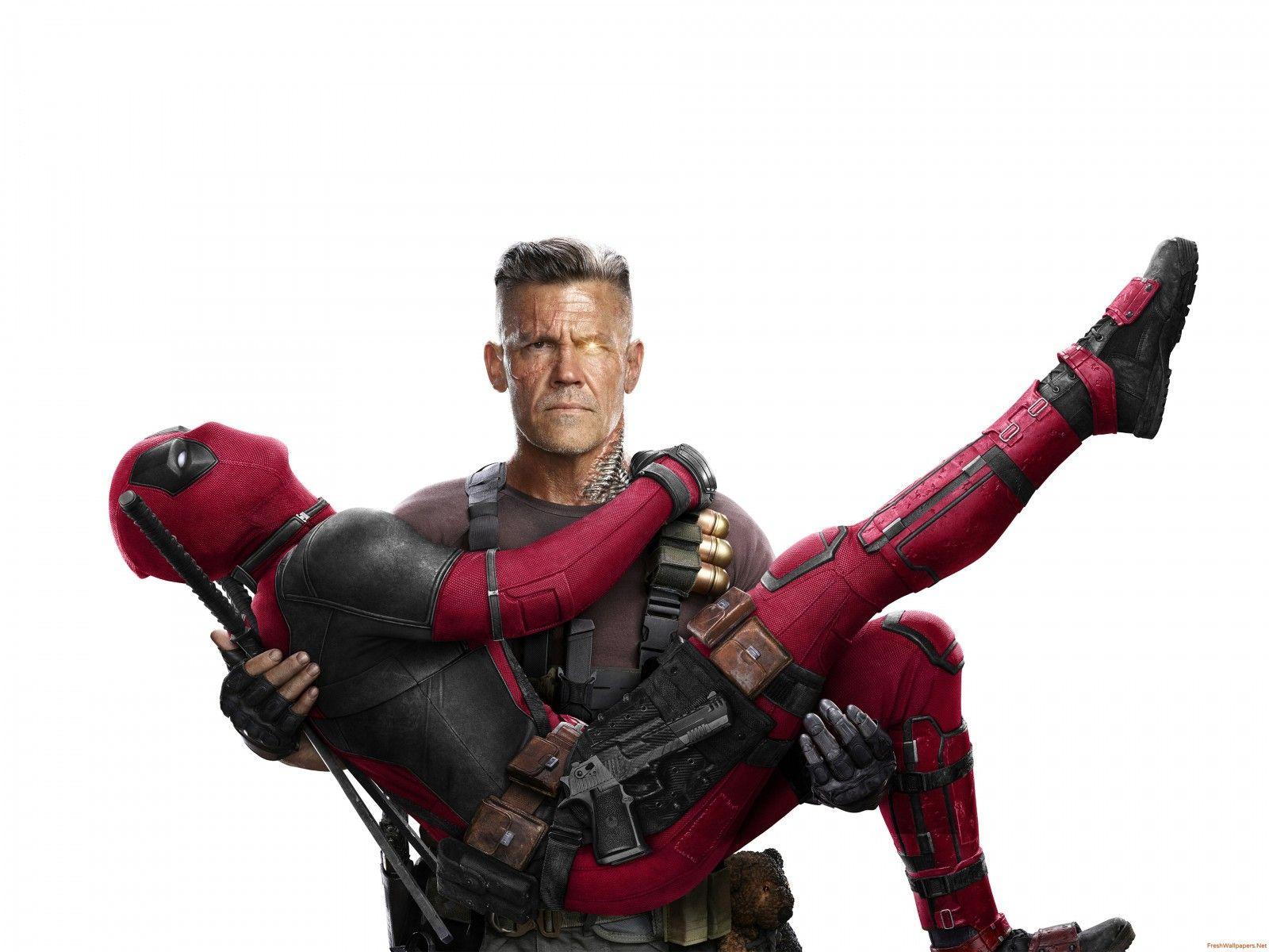 Cable And Deadpool In Deadpool 2 4k wallpaper