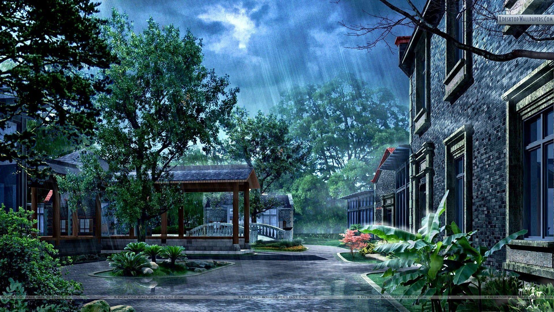Rainy Day Wallpaper Image