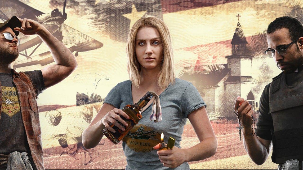 Wallpapers Far Cry 5, Mary May, Jerome Jeffries, Nick Rye, 4K, Games