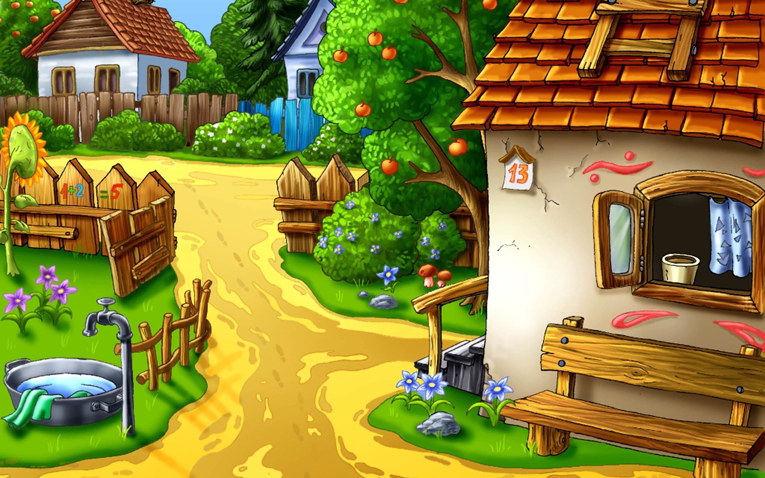 Village Animated HD wallpaper. HD Latest Wallpaper