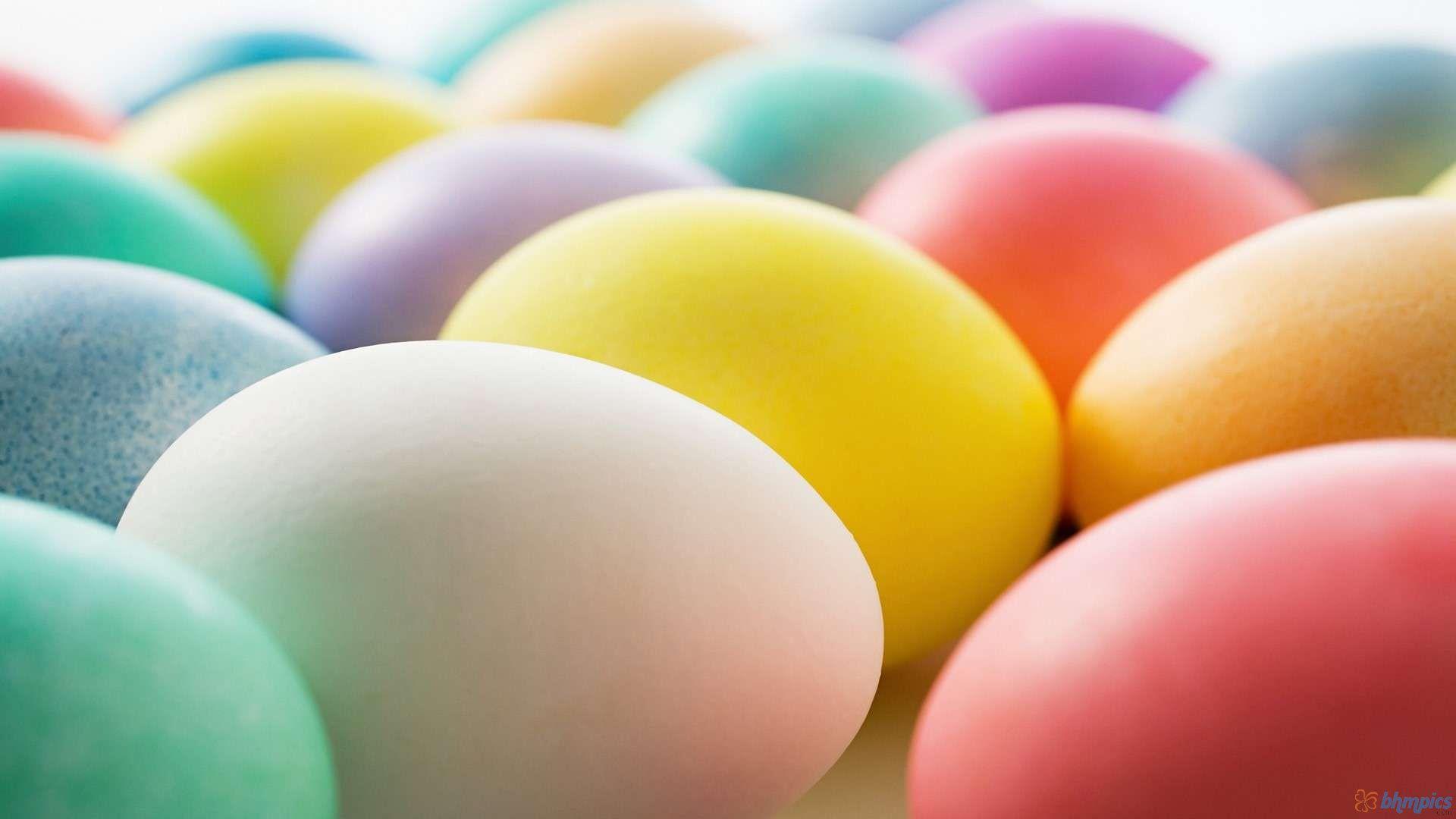 Colorful Easter Eggs HD Wallpaper, Background Image