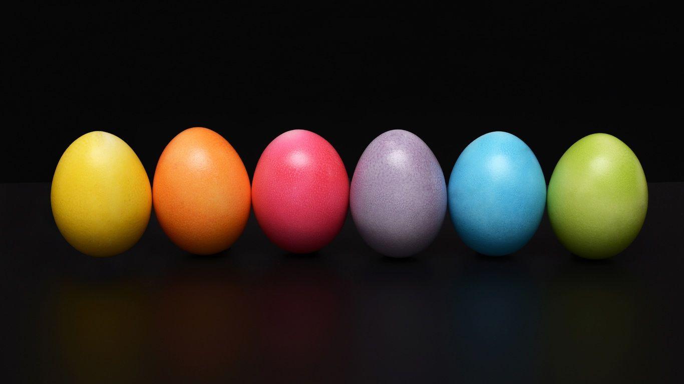 Easter Eggs Colorful 1366x768 Resolution HD 4k Wallpaper
