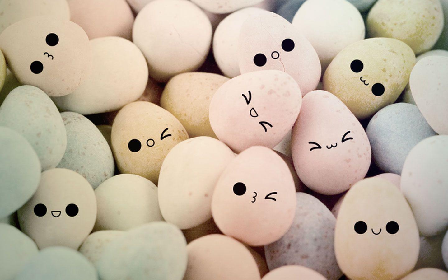 Cute Eggs With Faces Desktop Wallpaper Wallpaper HD