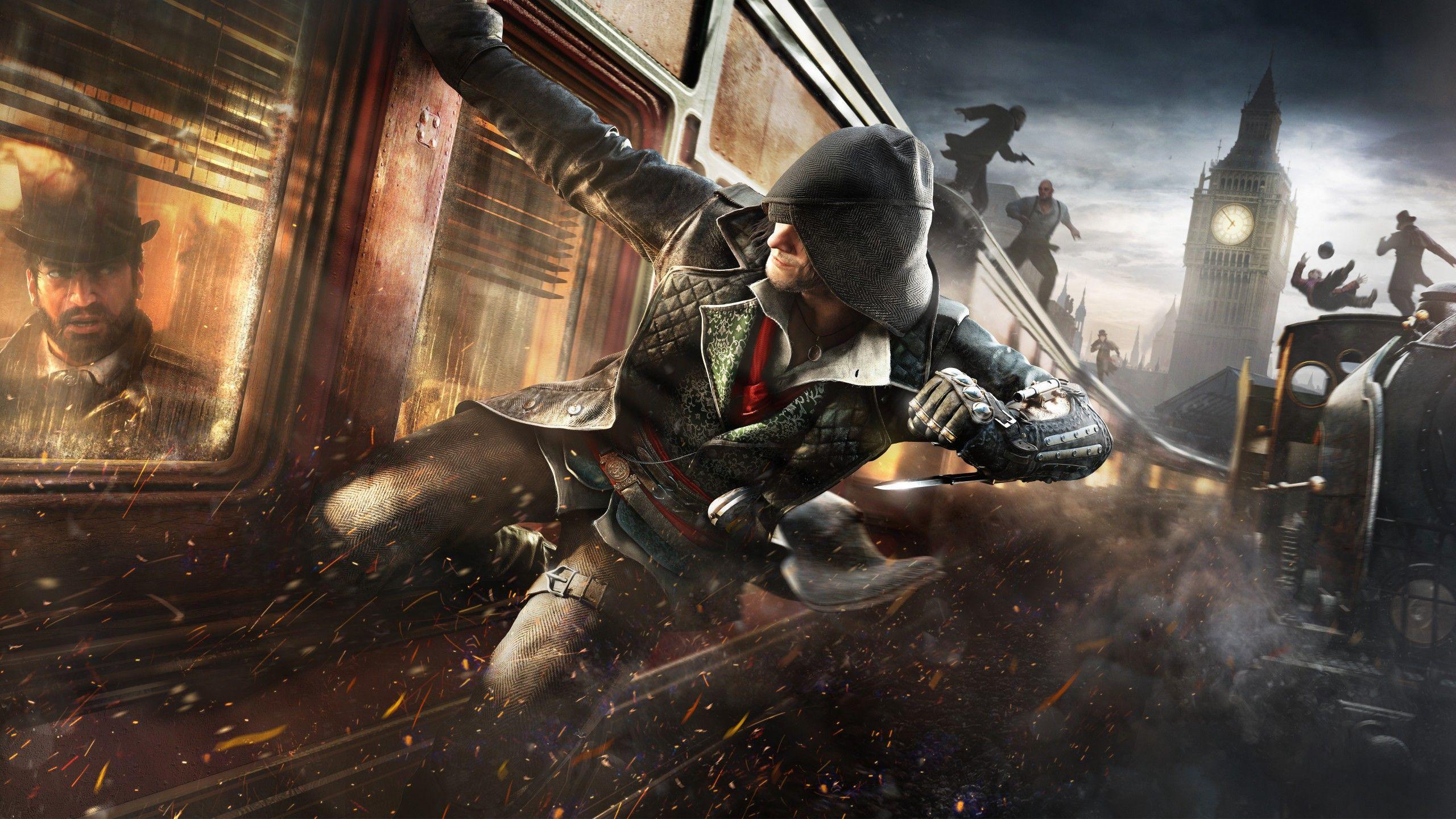 Wallpaper Assassin's Creed, Syndicate, Train Hideout, Games