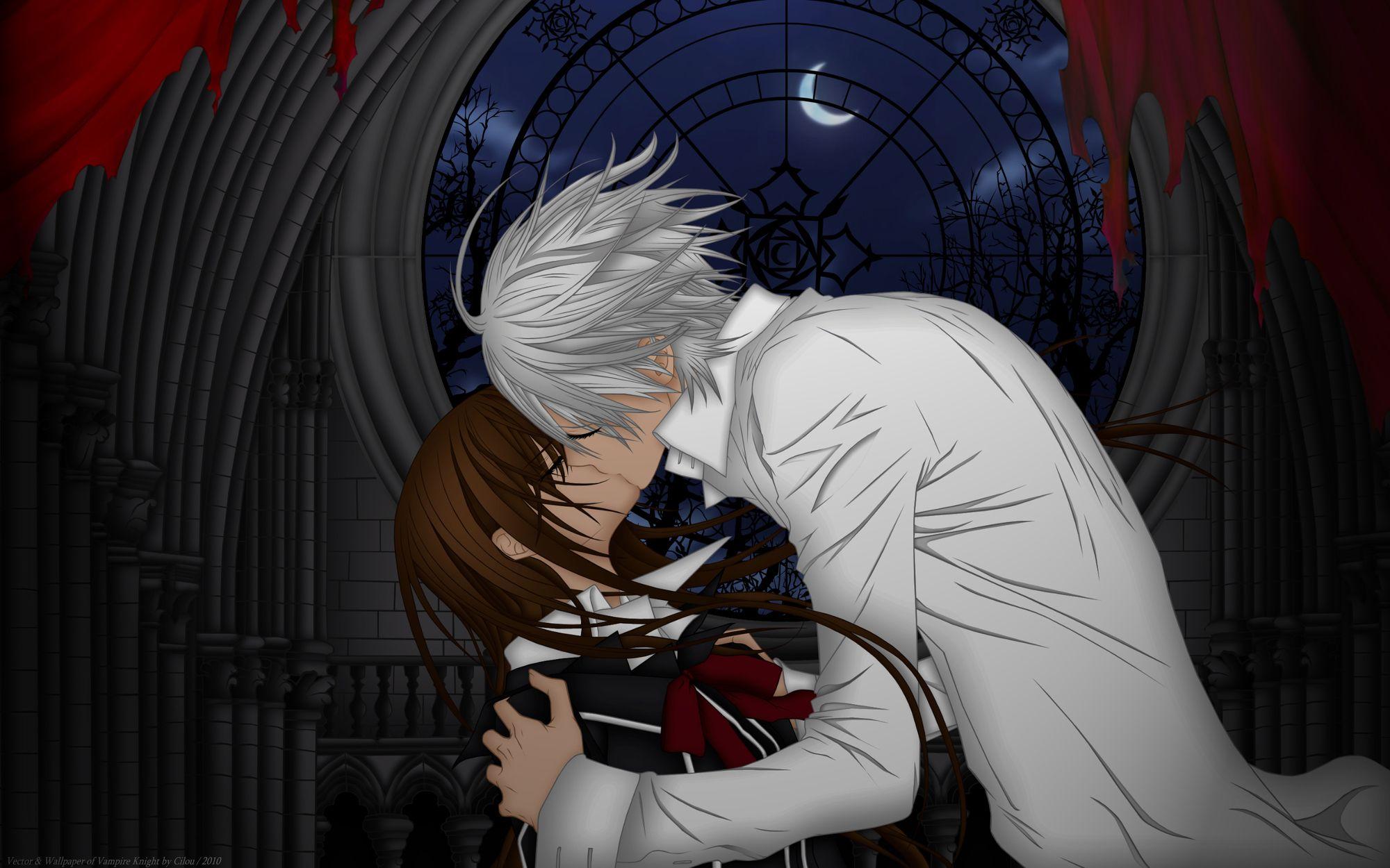 Vampire Kisses HD Wallpaper