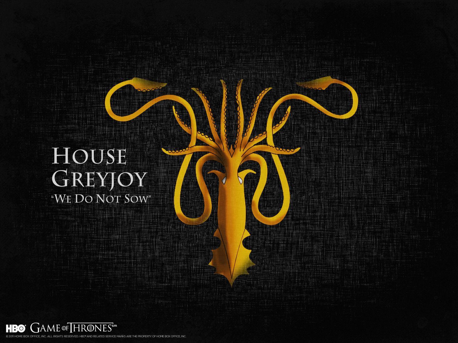 game of thrones. House Greyjoy of Thrones Wallpaper