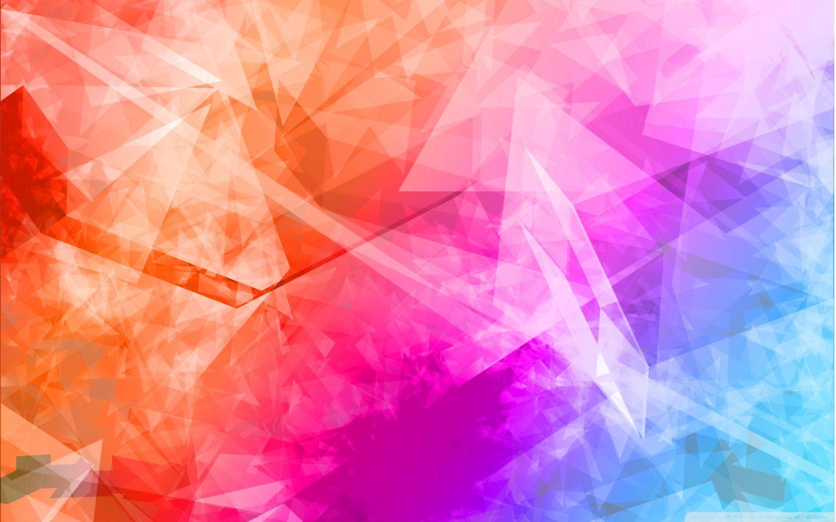Abstract Polygonal Colorful Background ❤ 4K HD Desktop Wallpaper
