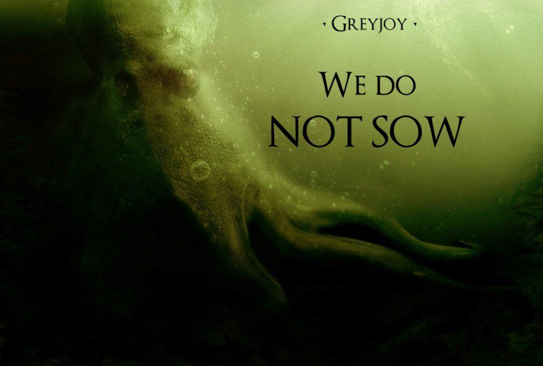 We do not sow