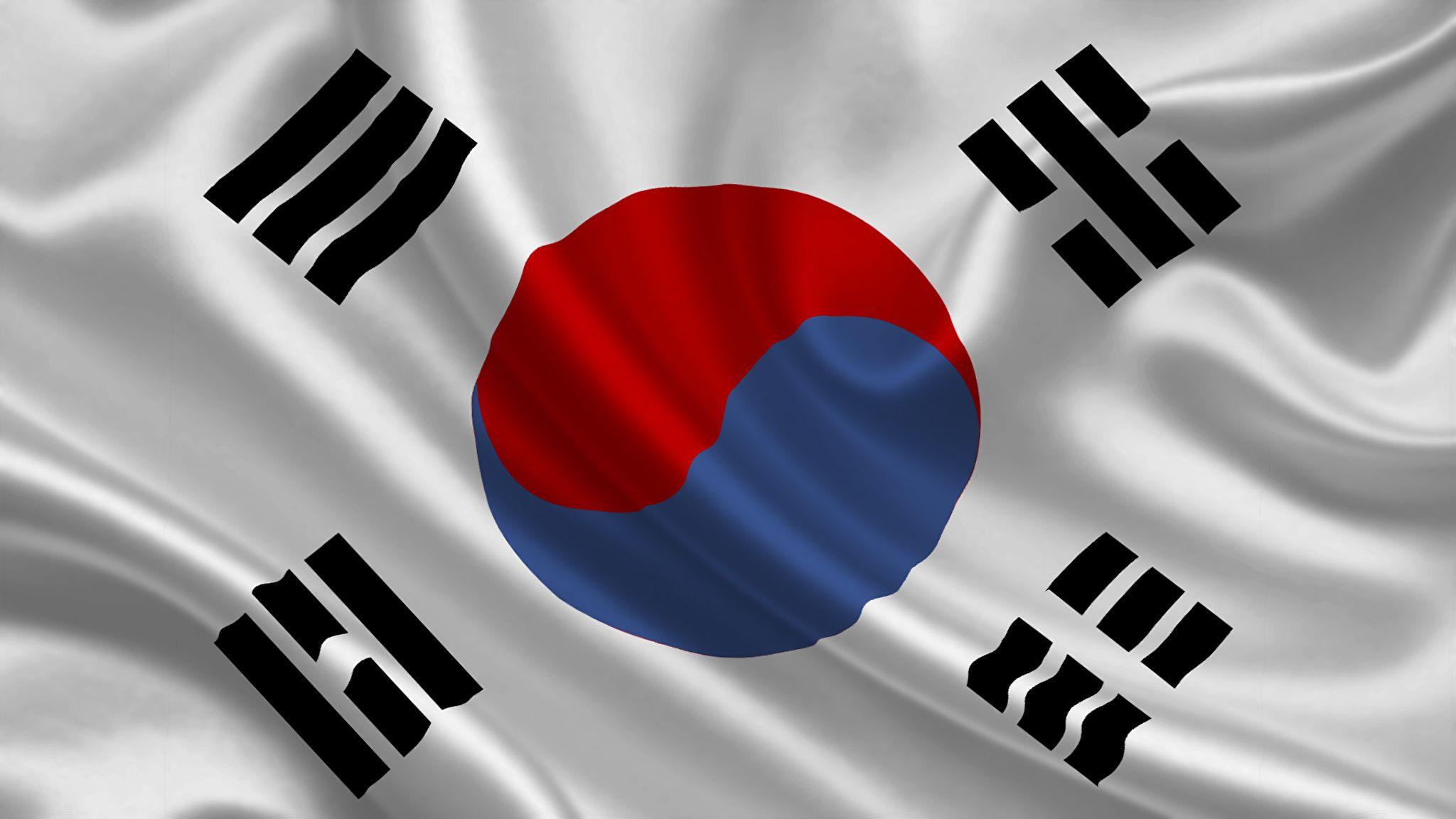 Photo South Korea Flag 2048x1152