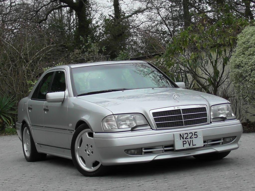 Used Brilliant Silver Met with Black Leather Mercedes C36 AMG