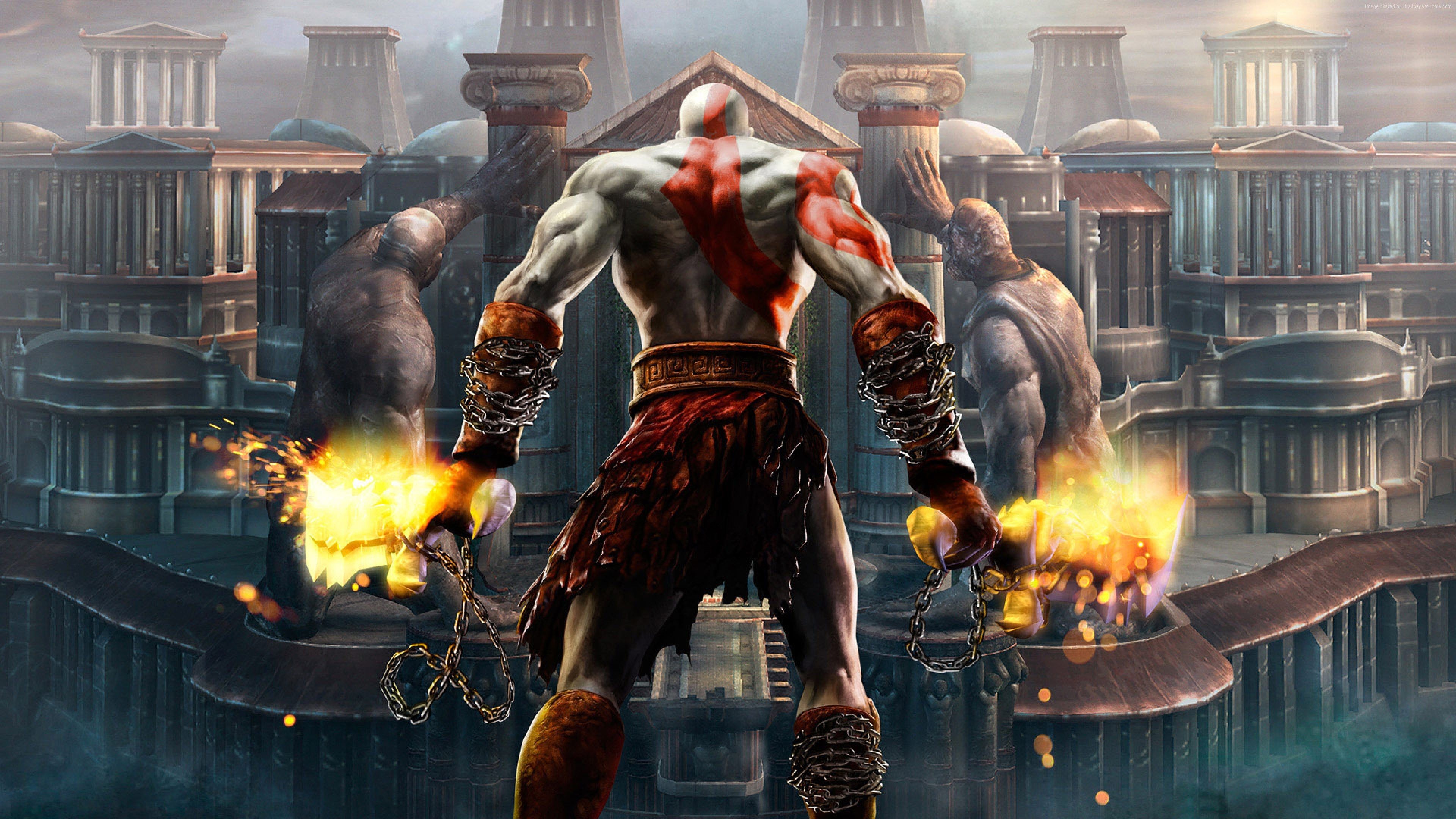 Wallpaper God of War, 4k, E3 screenshot, Games