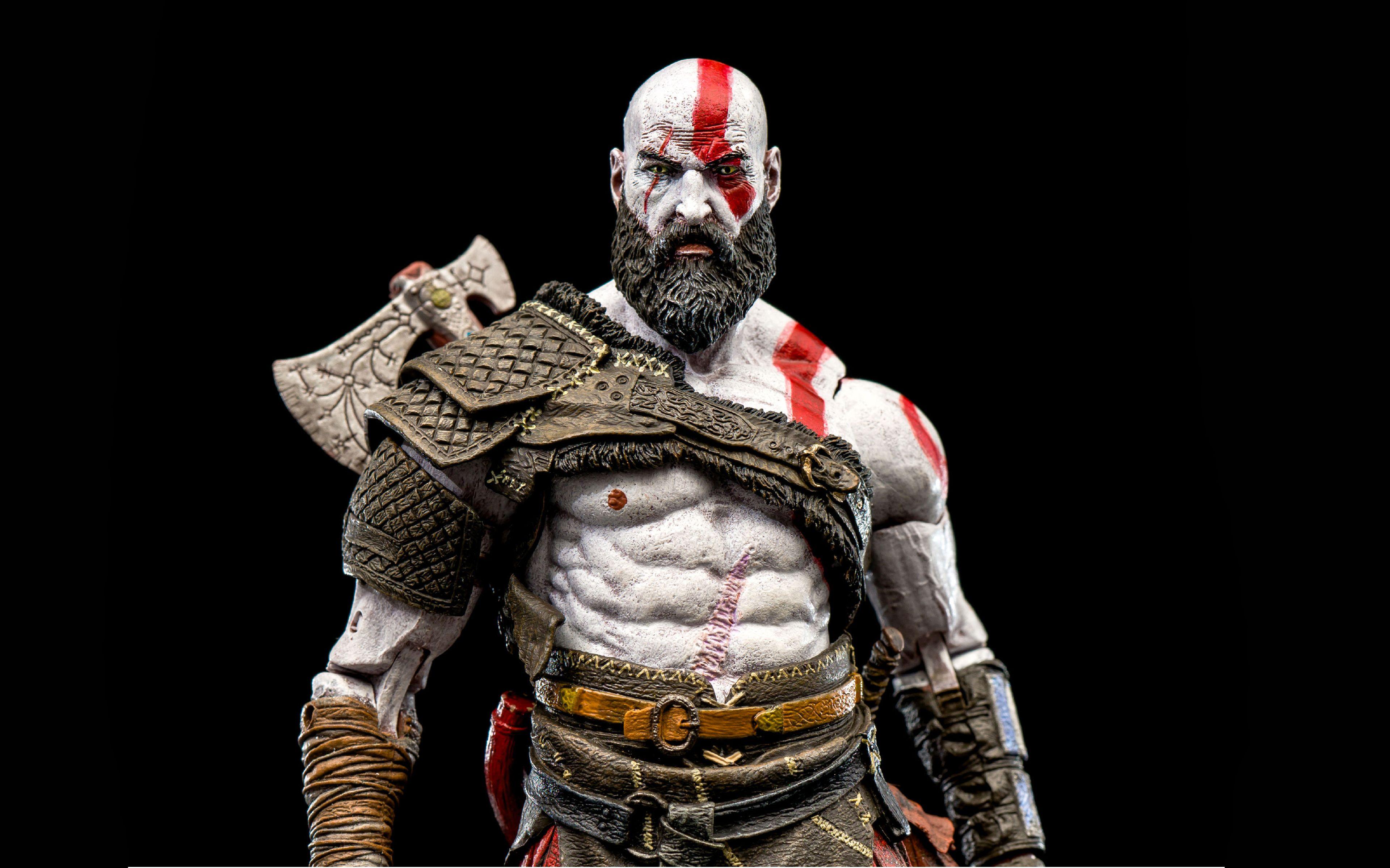 God of War Kratos 2018 4K Wallpaper
