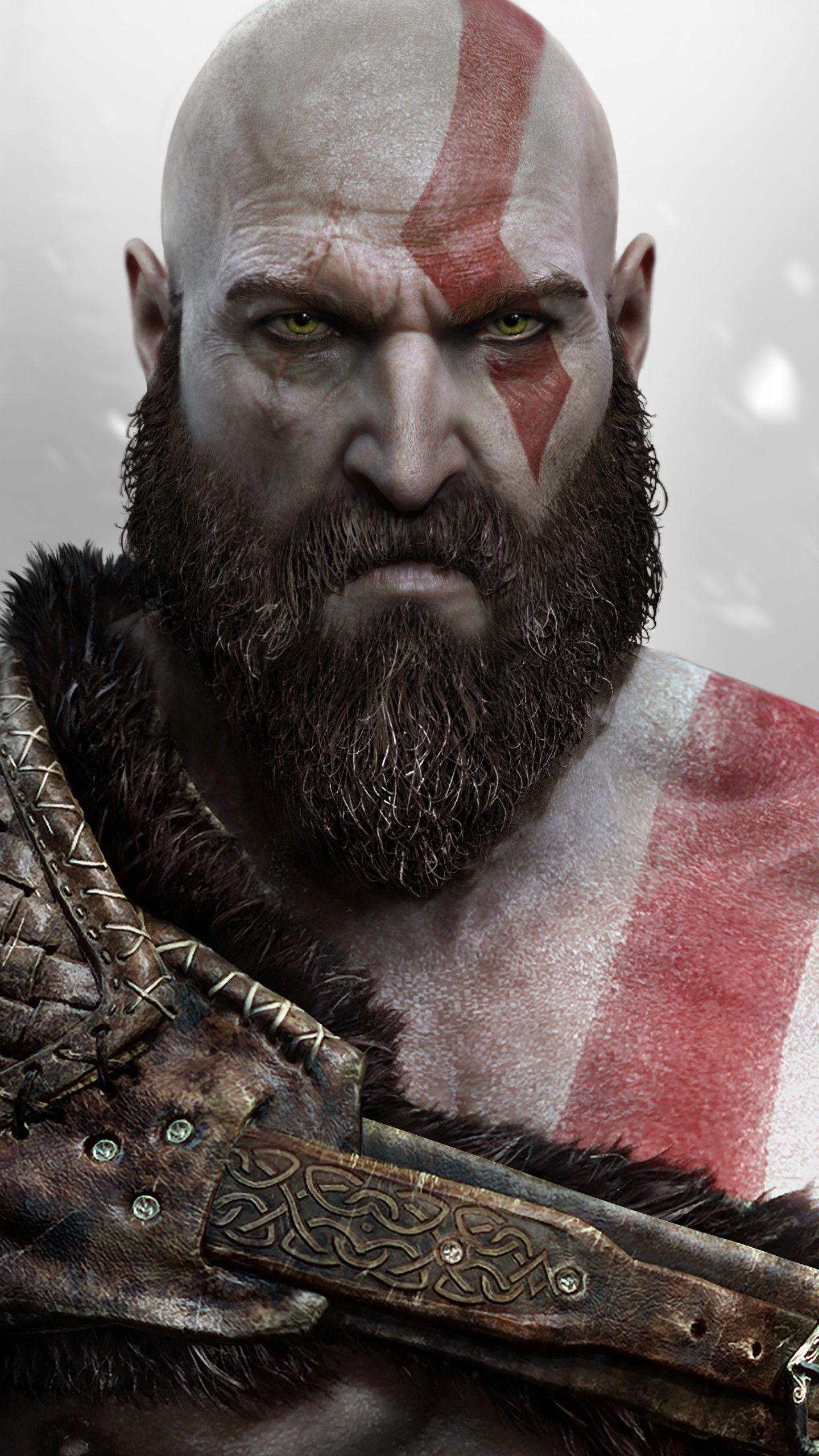 Wallpaper Kratos, God of War, PS 2017 Games, 4K, Games