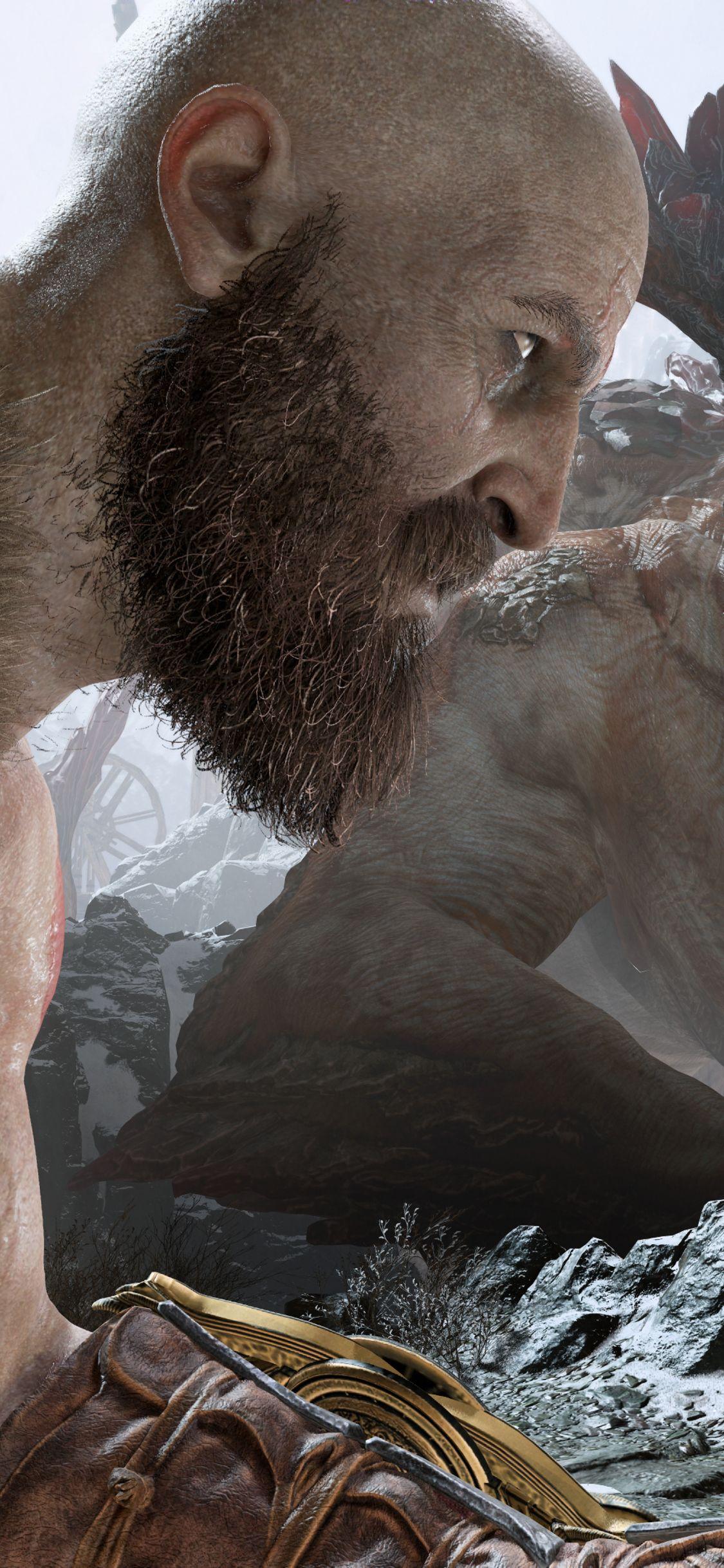 Kratos And Atreus God Of War 4 4k iPhone X, iPhone 10 HD 4k