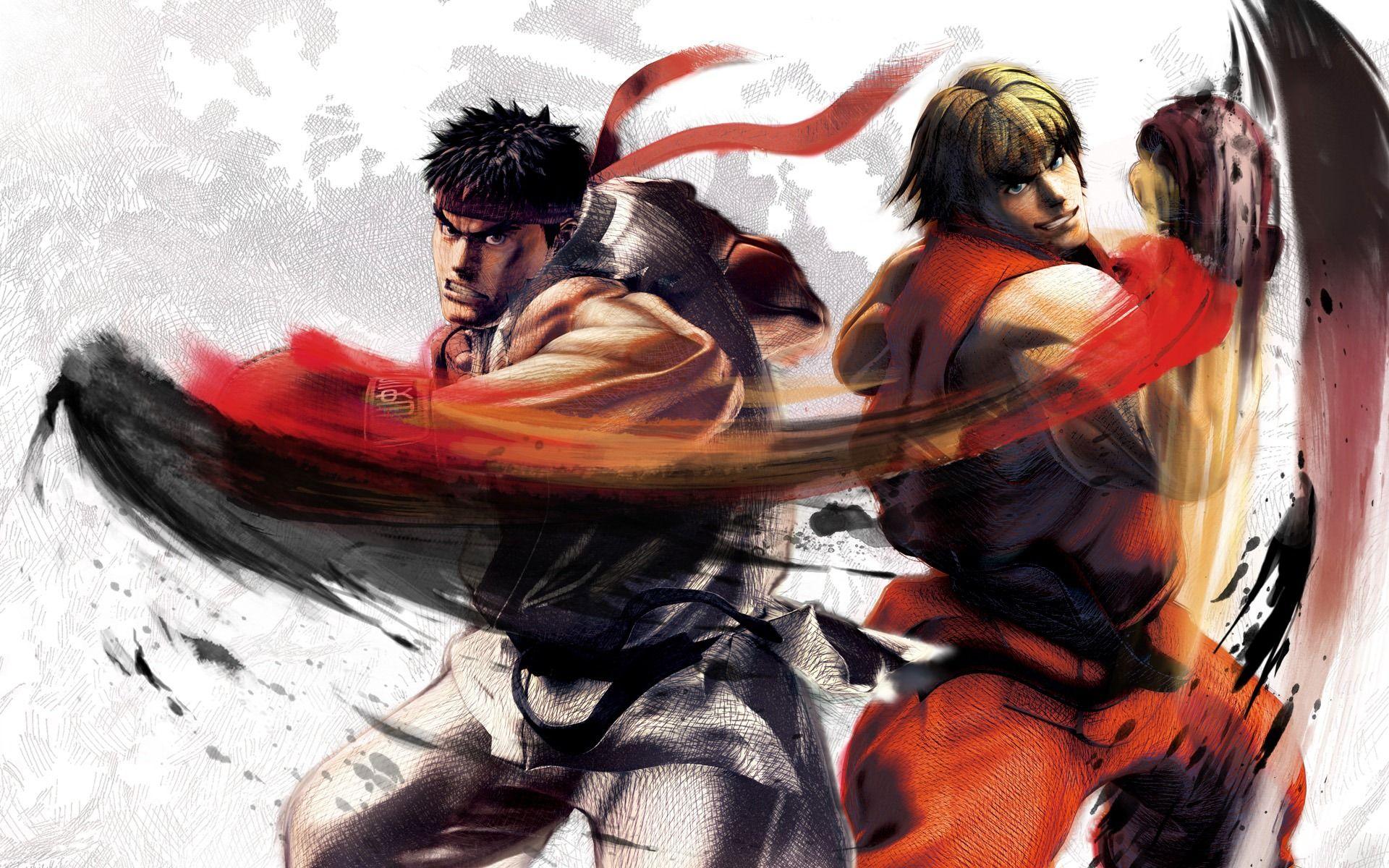 Ryu and Ken HD Wallpaper