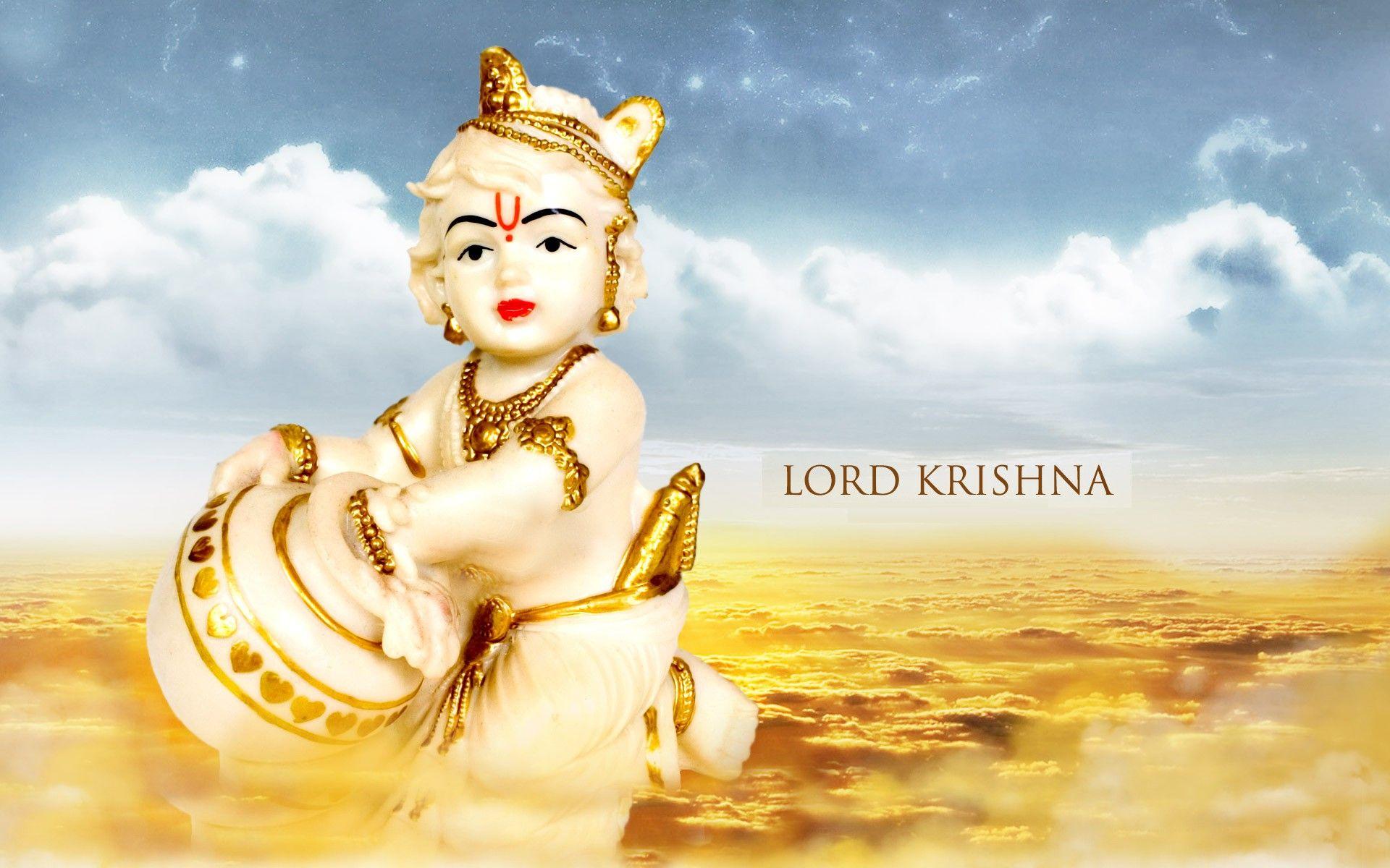 Lord cute Bal Krishna HD Wallpaper download free 1080p